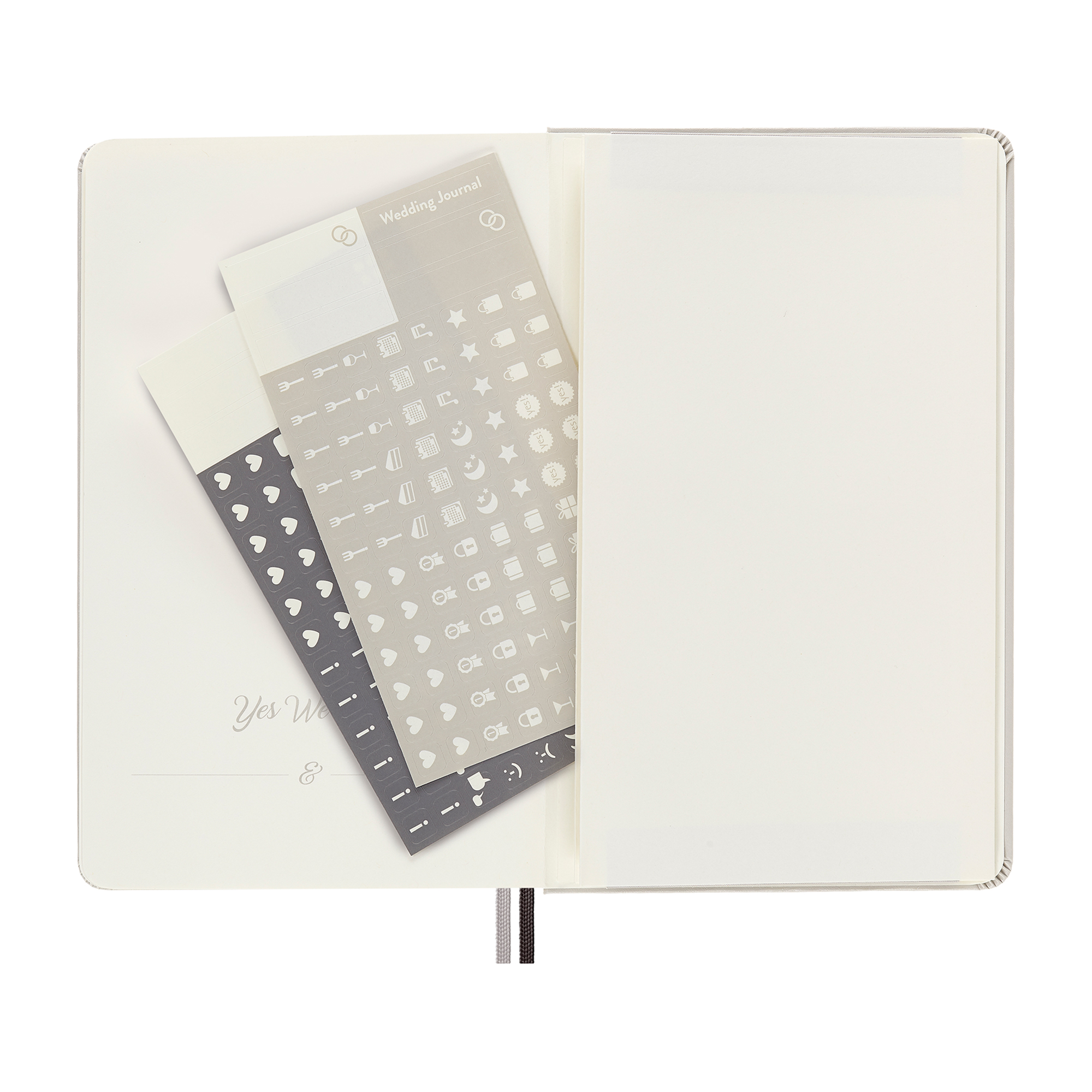 Picture of Moleskine Passion Journal - Wedding - Pearl Grey
