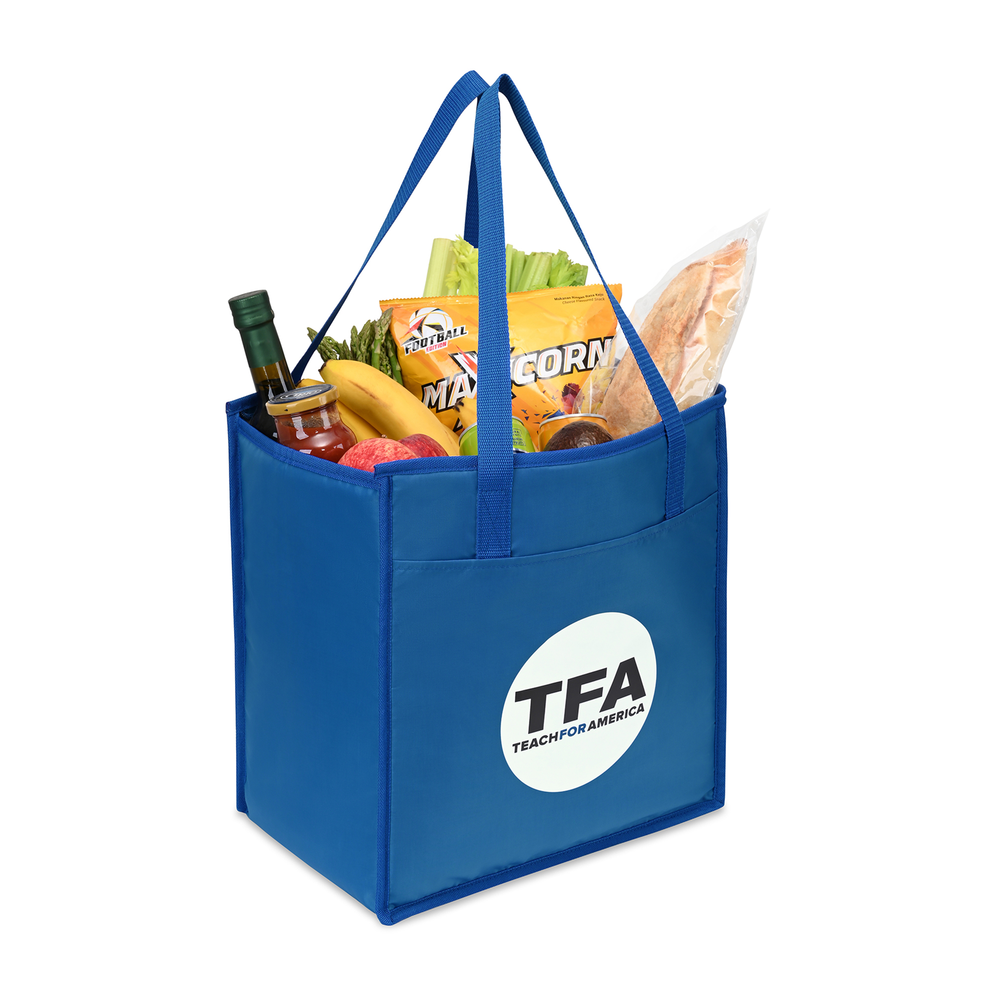 Picture of Arlo Recycled rPET Insulated Grocery Shopper - Royal Blue