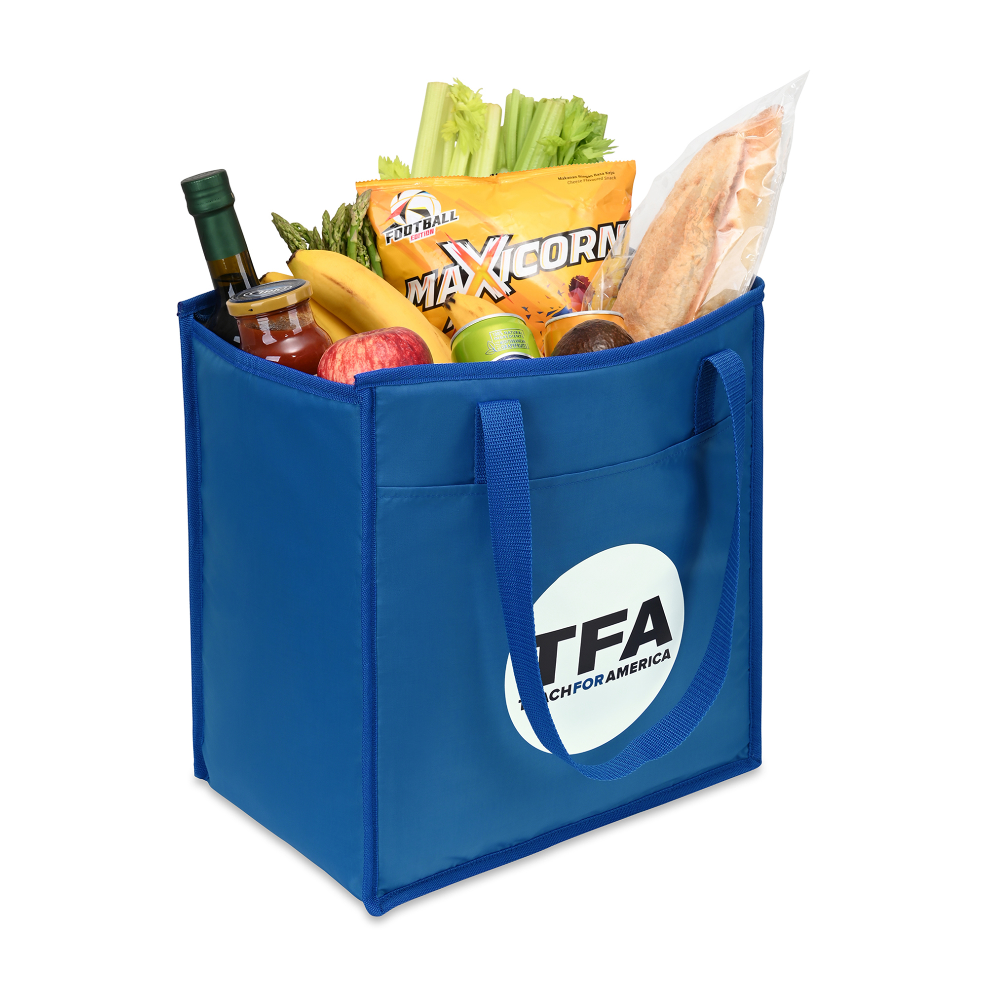 Picture of Arlo Recycled rPET Insulated Grocery Shopper - Royal Blue