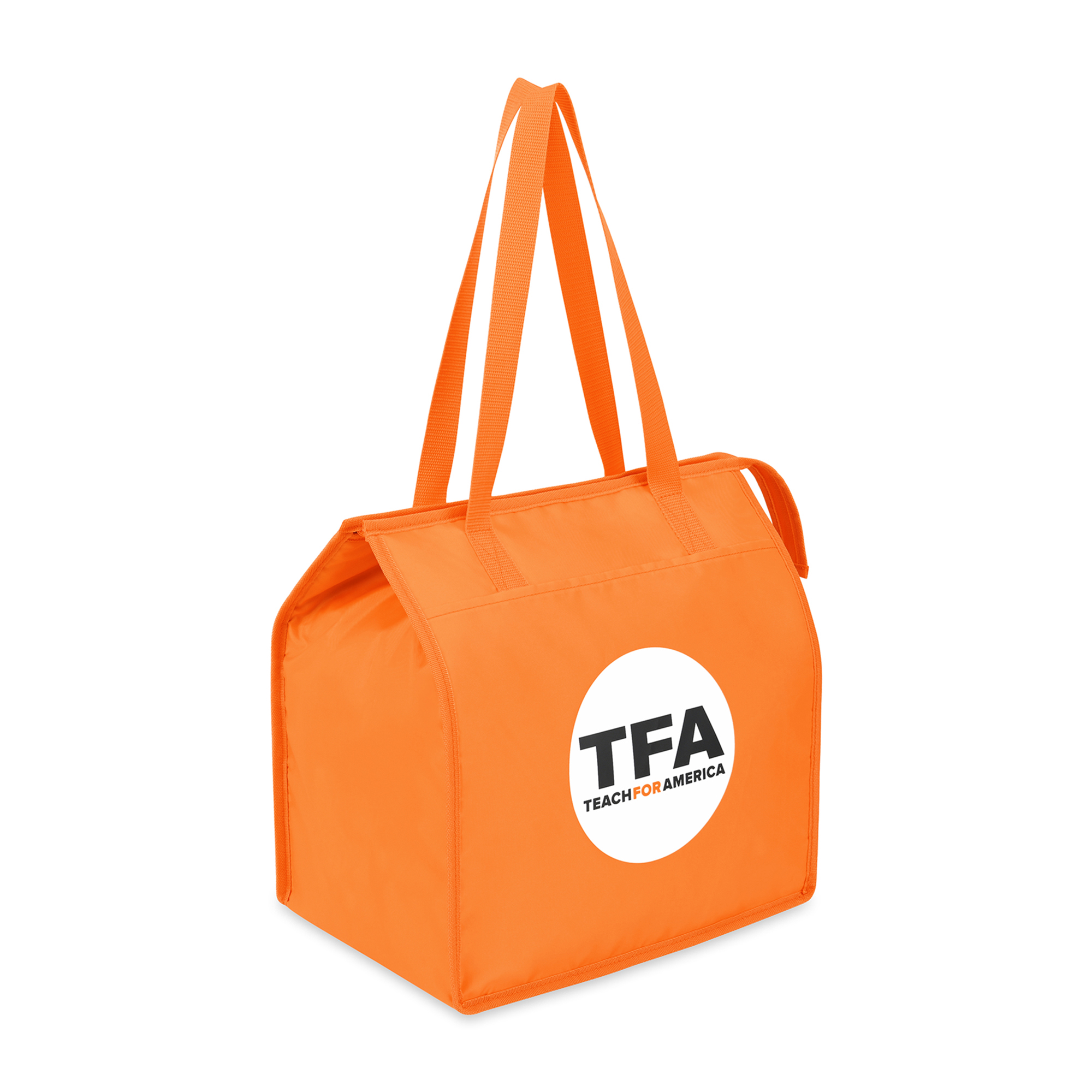 Picture of Arlo Recycled rPET Insulated Grocery Shopper - Orange