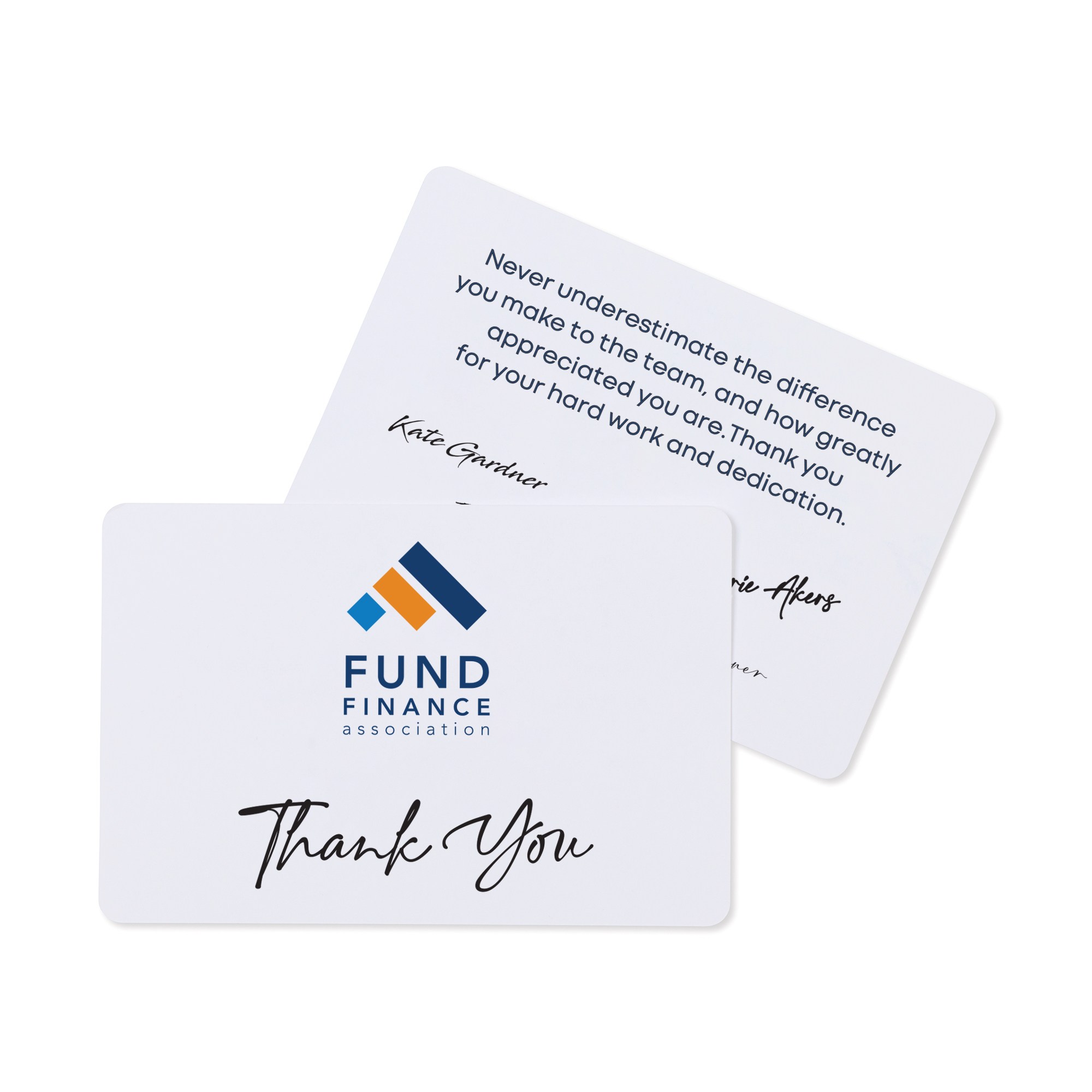 Picture of Thanks & Appreciation Greeting Card - White