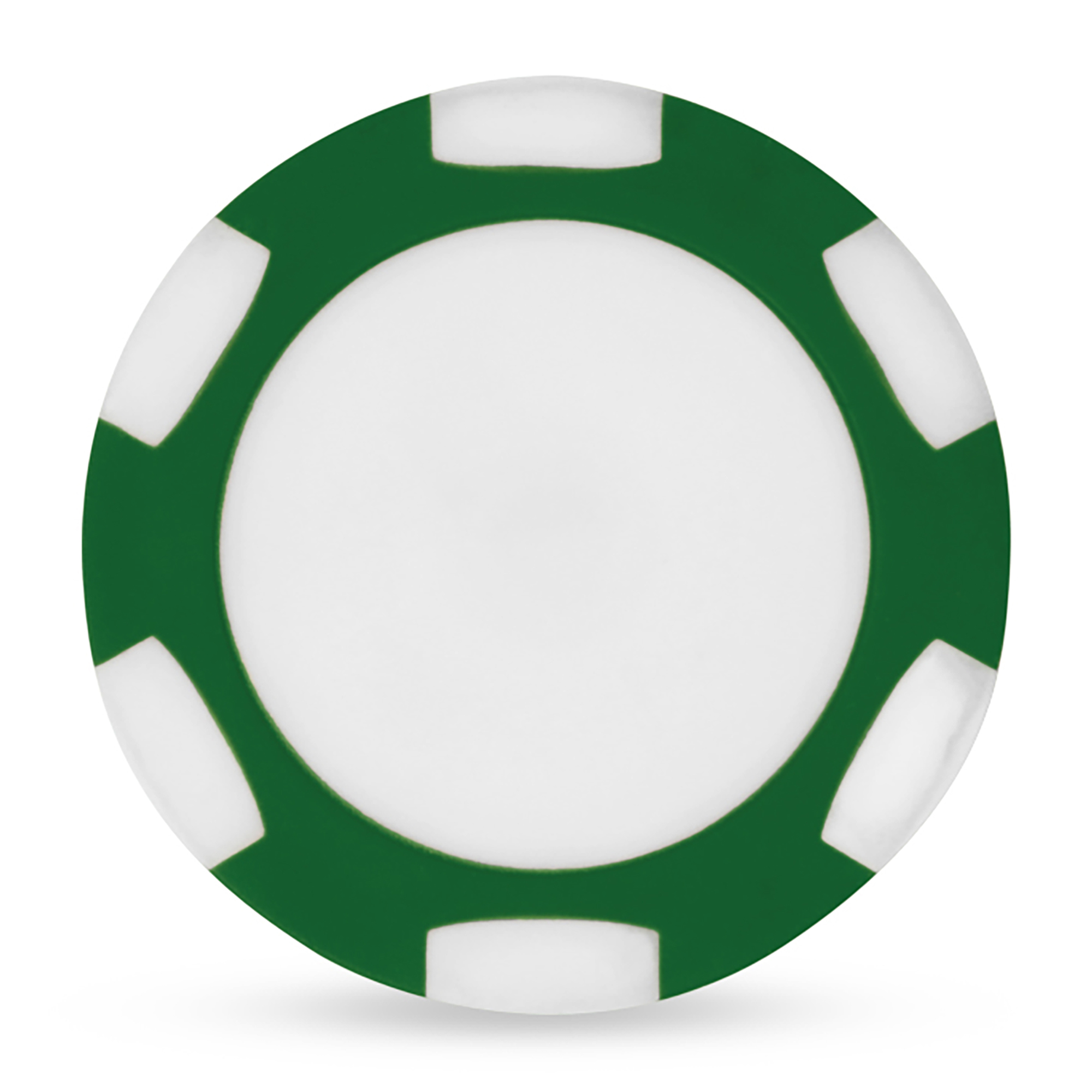 Picture of Ahead Poker Chip with Ball Marker - Green-White