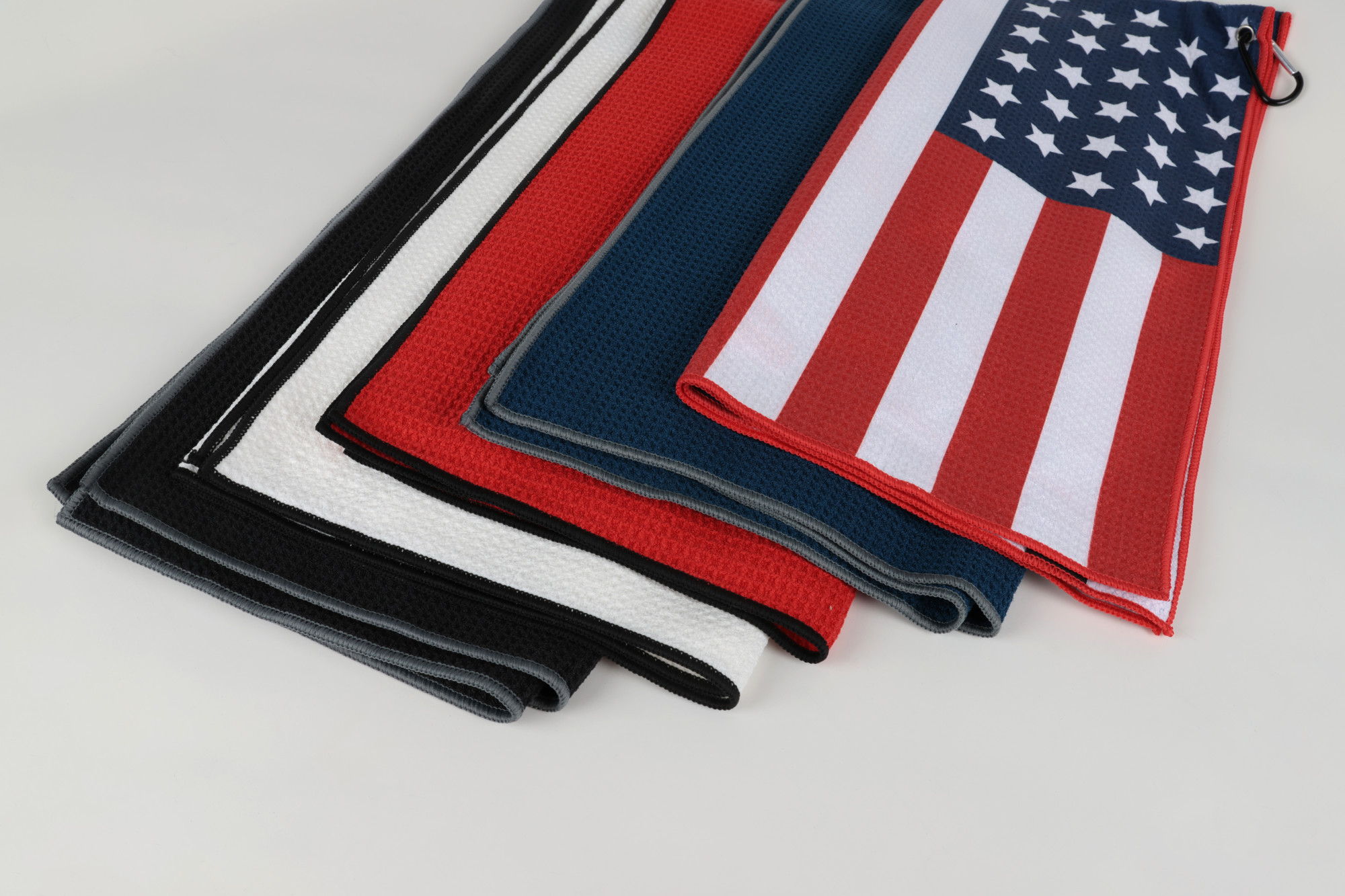 Picture of Ahead Microfiber Golf Towel - Red-Black