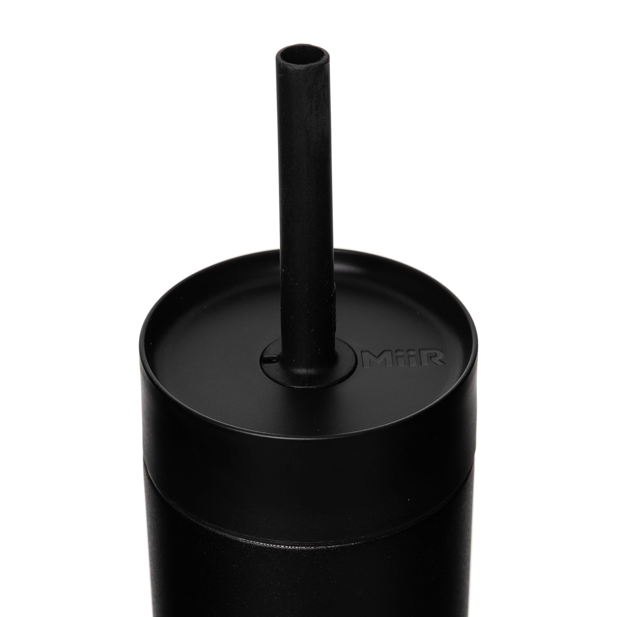 Picture of MiiR Sipper Straw Bottle - 16 Oz. - Black Powder
