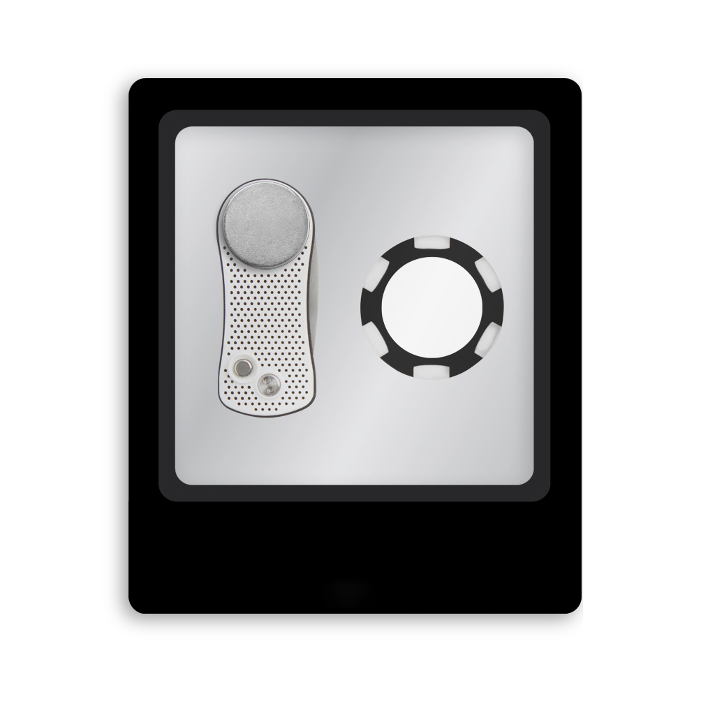Picture of Ahead Switchfix Divot Repair Tool & Poker Chip Ball Marker Gift Set - White-Black