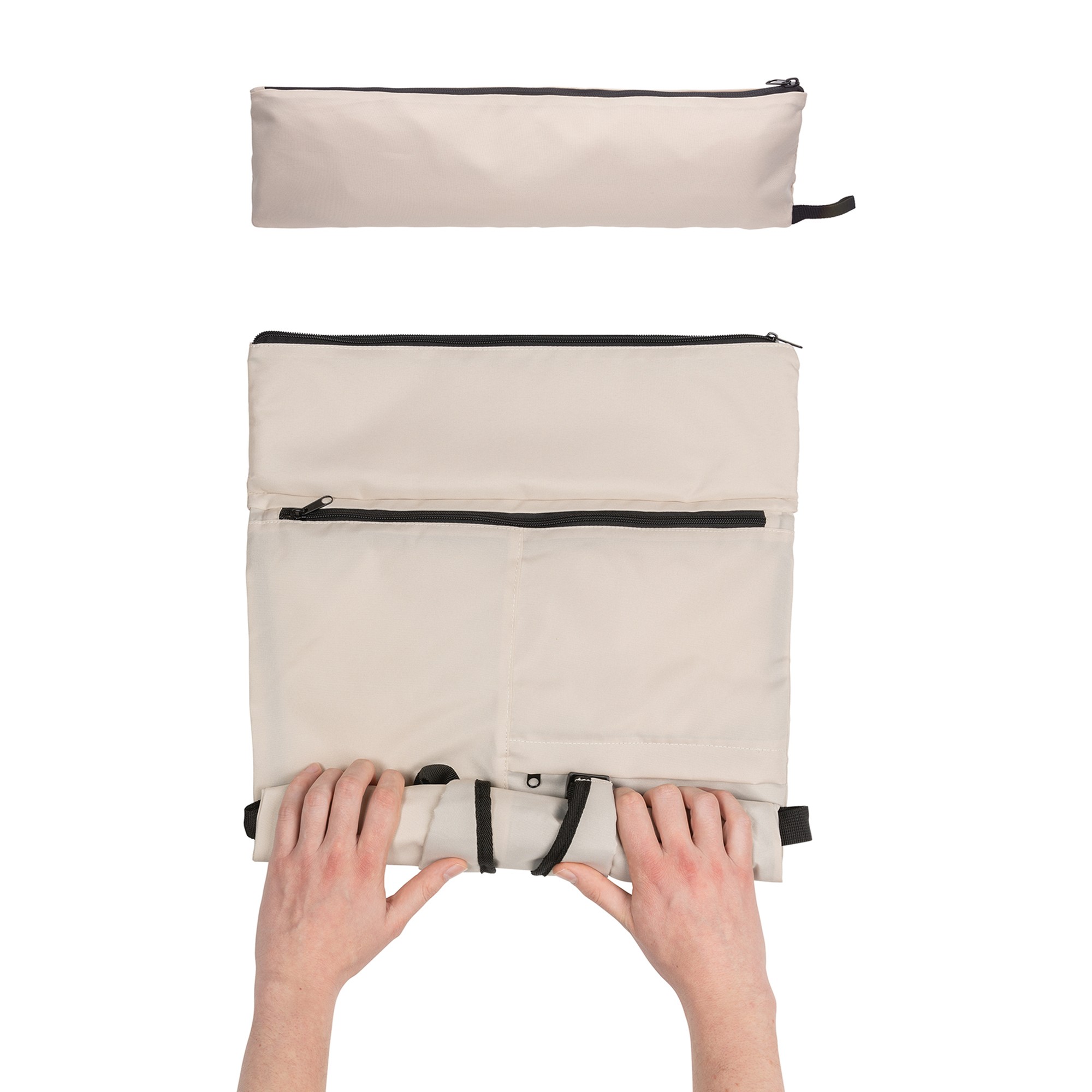 Picture of Dillon AWARE rPET Lightweight Foldable Backpack - Off White
