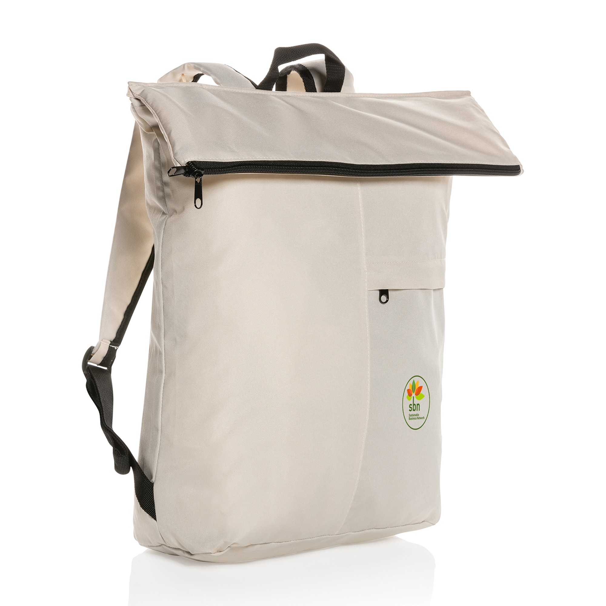 Picture of Dillon AWARE rPET Lightweight Foldable Backpack - Off White
