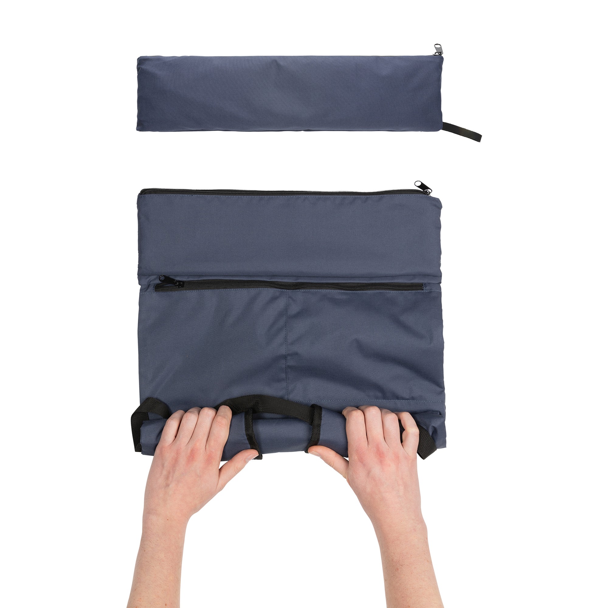 Picture of Dillon AWARE rPET Lightweight Foldable Backpack - Navy