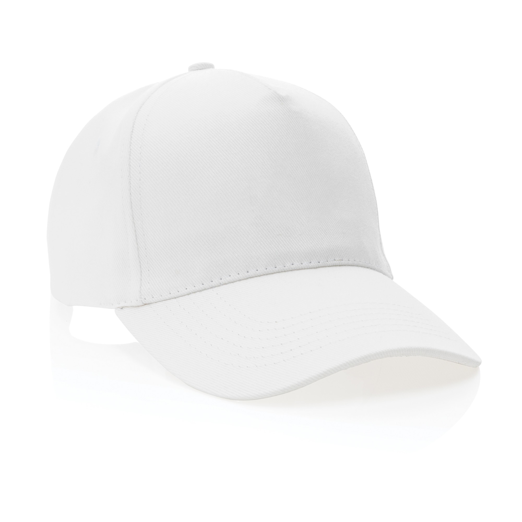 Picture of Impact 5 Panel 280gr Recycled Cotton Cap - AWARE - White