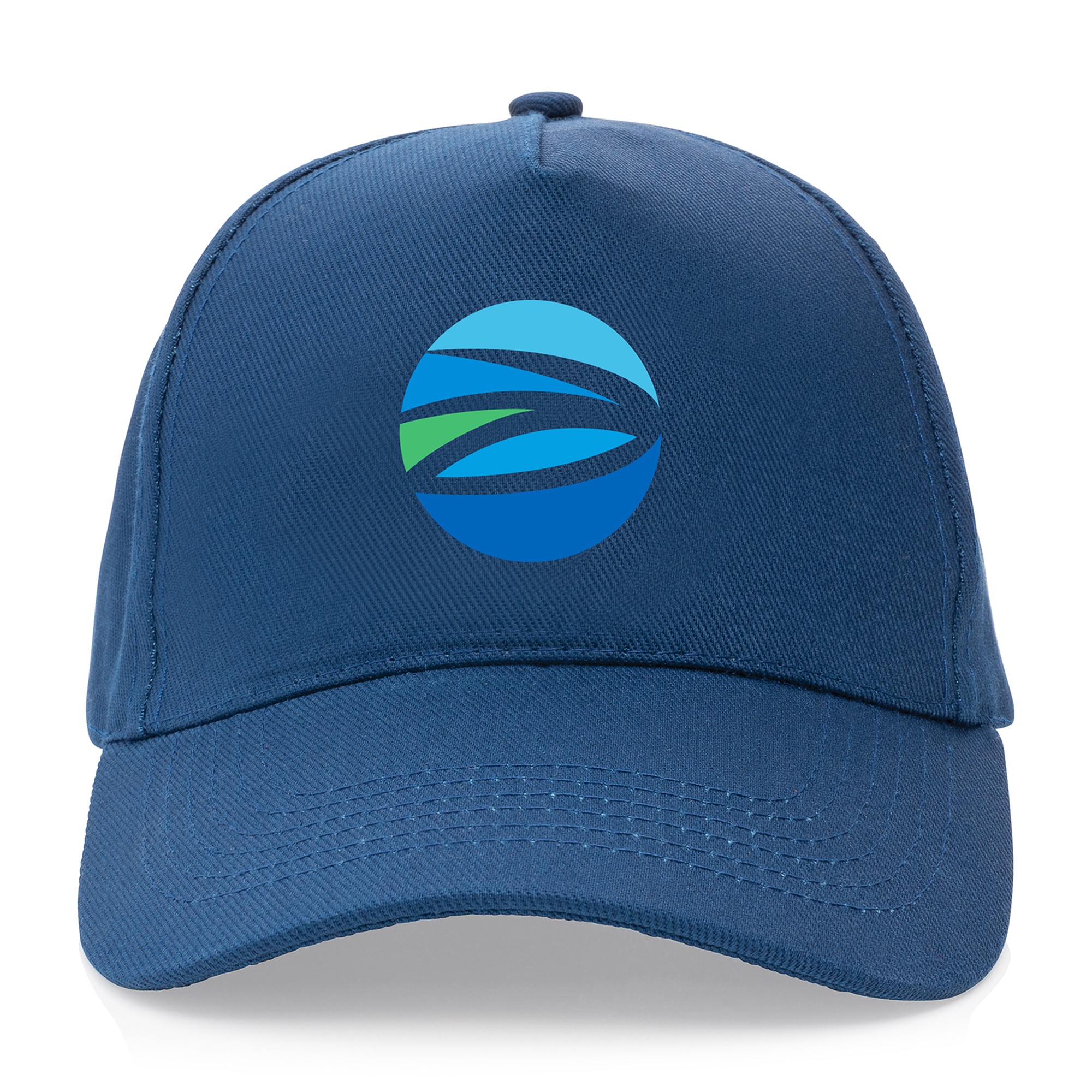 Picture of Impact 5 Panel 280gr Recycled Cotton Cap - AWARE - Navy