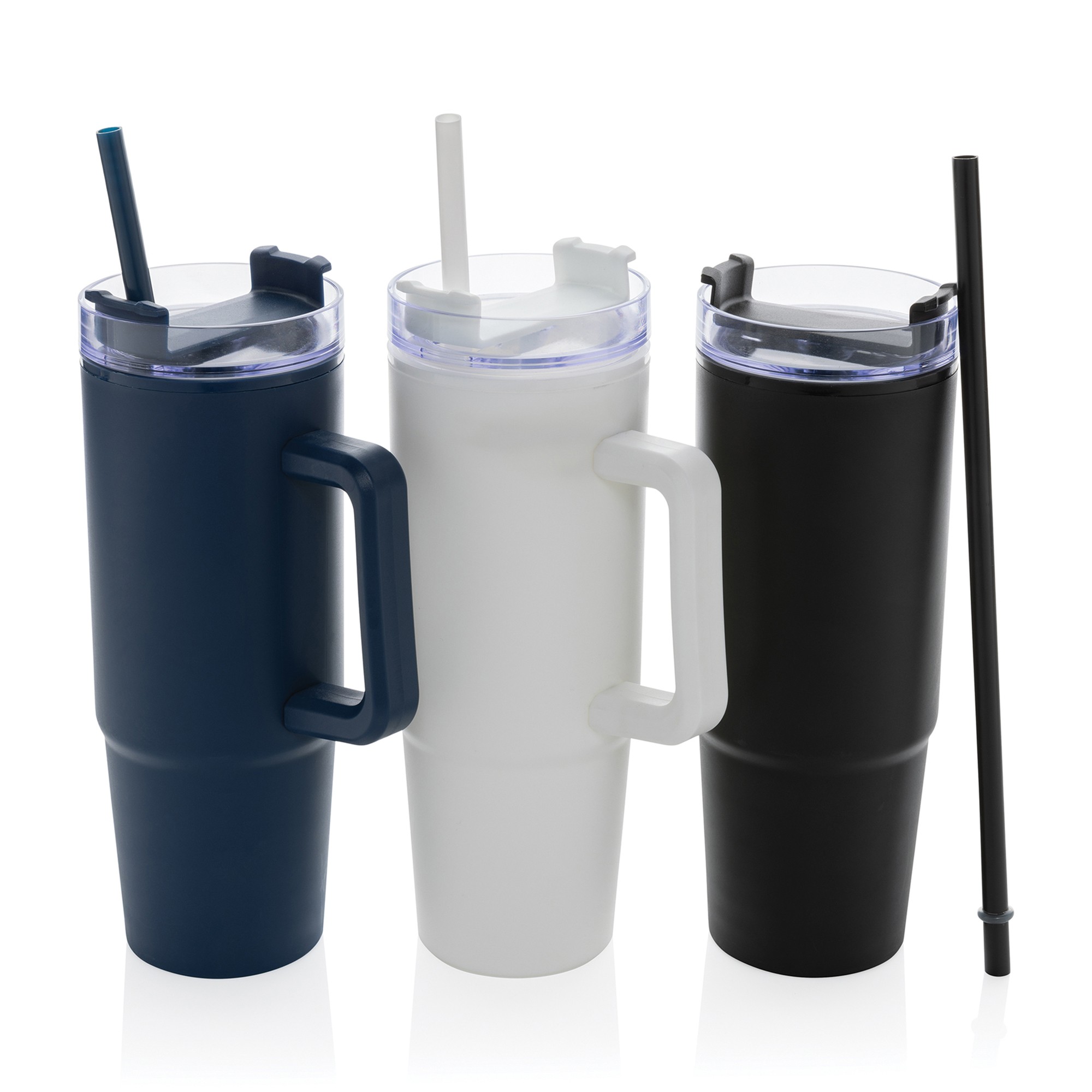 Picture of Tana Plastic Tumbler with Handle 900ML - Black