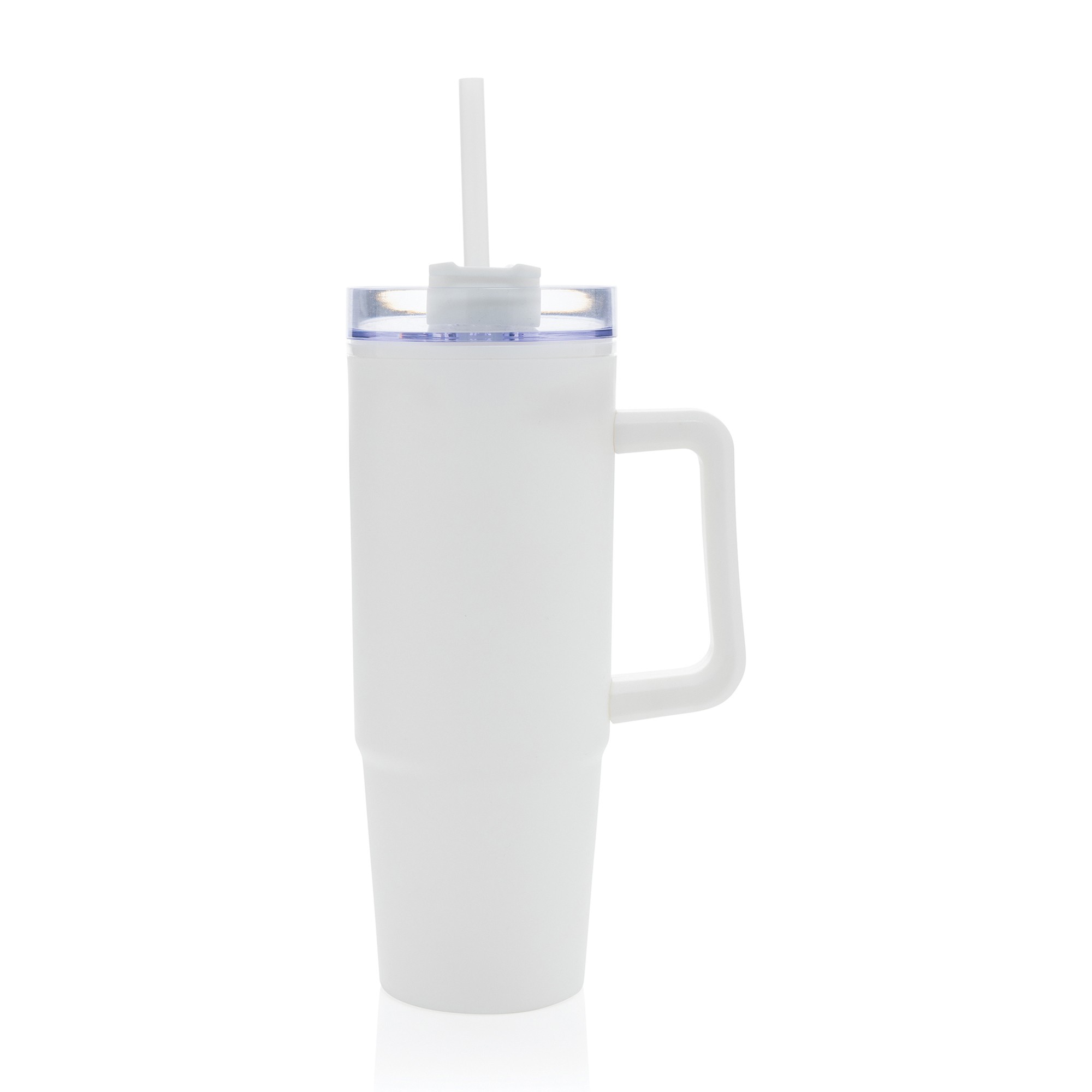 Picture of Tana Plastic Tumbler with Handle 900ML - White
