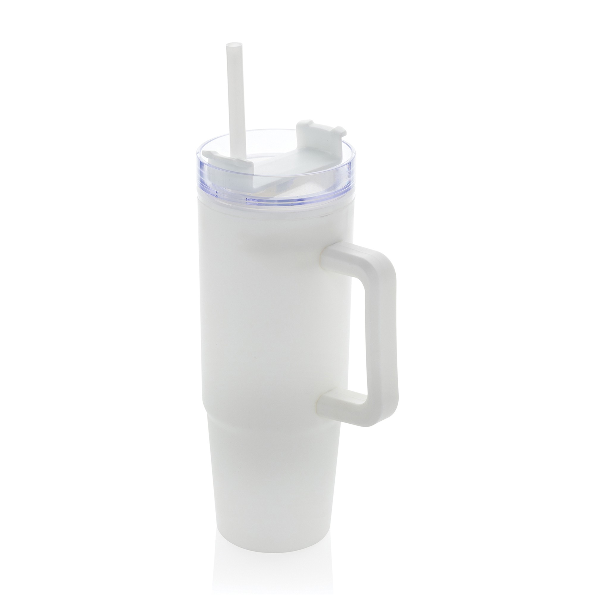 Picture of Tana Plastic Tumbler with Handle 900ML - White