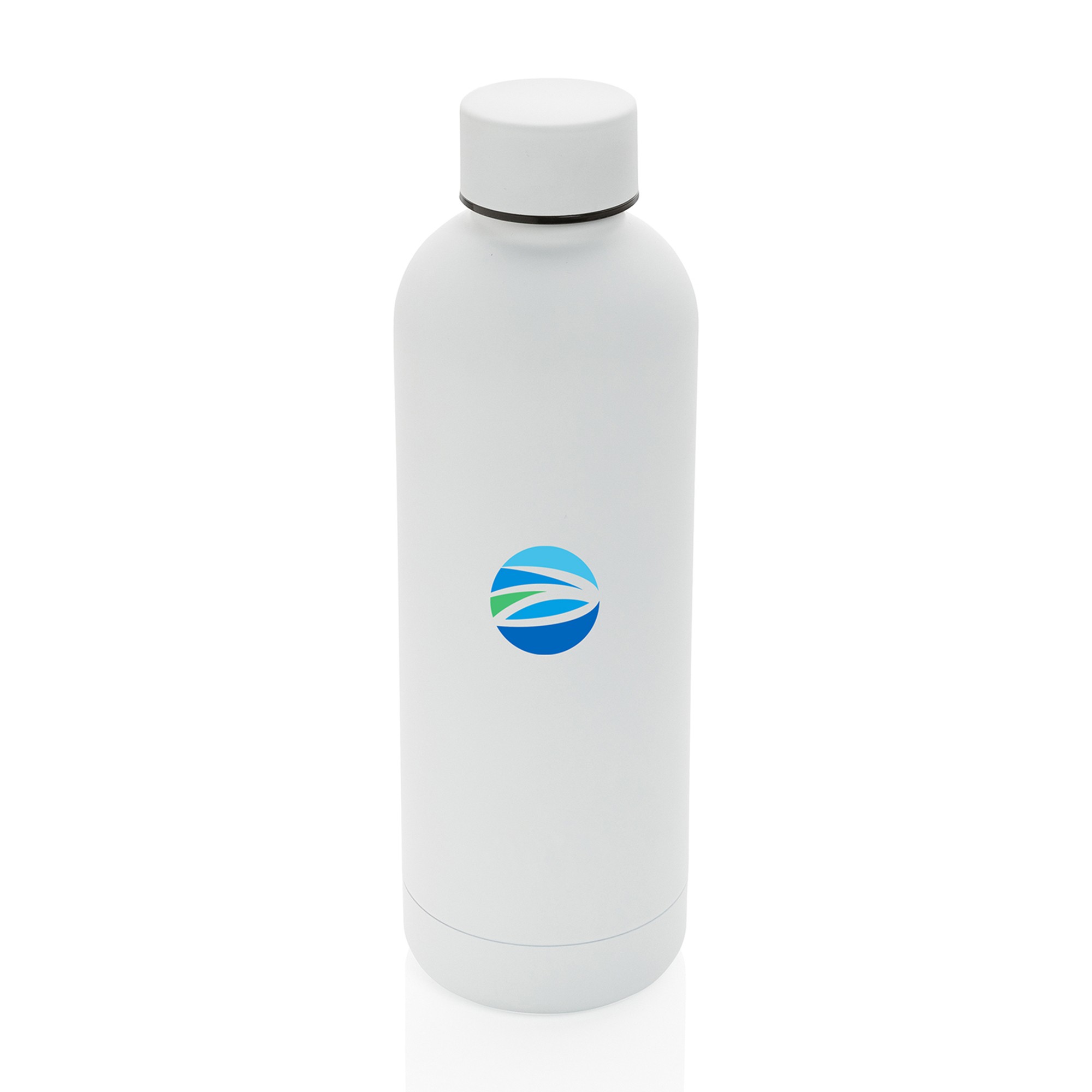 Picture of Impact Recycled Stainless Steel Vacuum Bottle - White