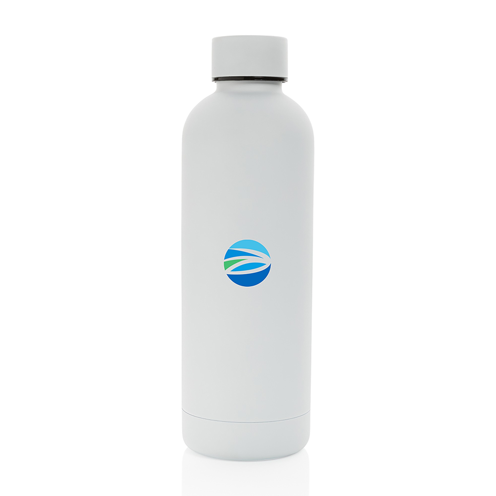 Picture of Impact Recycled Stainless Steel Vacuum Bottle - White
