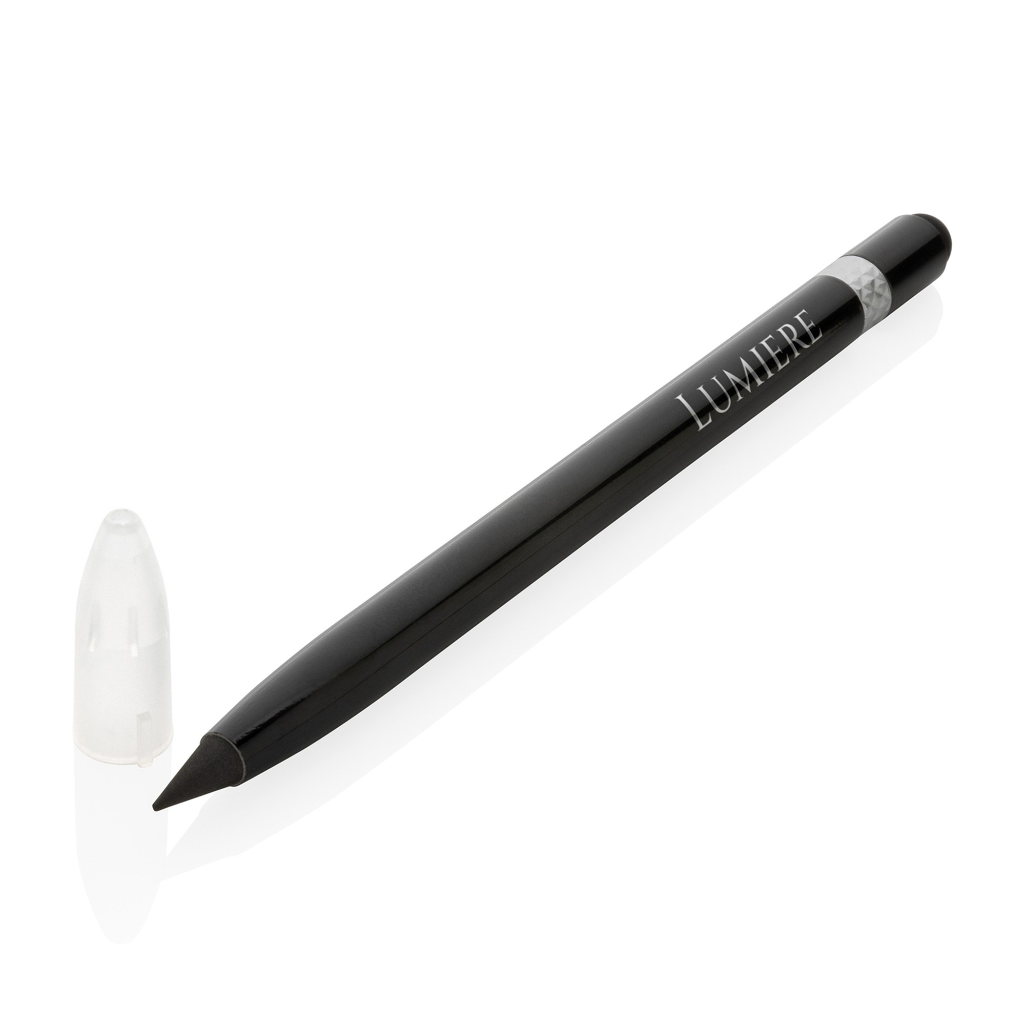 Picture of Aluminum Inkless Pen with Eraser - Black