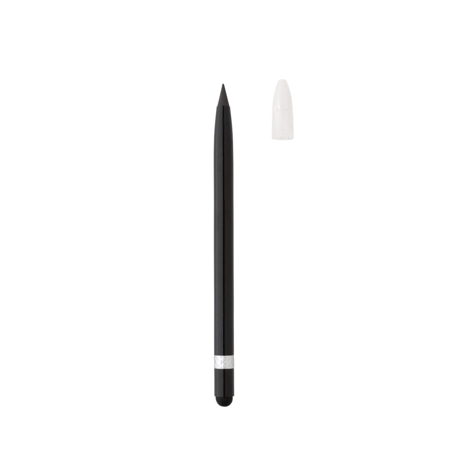 Picture of Aluminum Inkless Pen with Eraser - Black