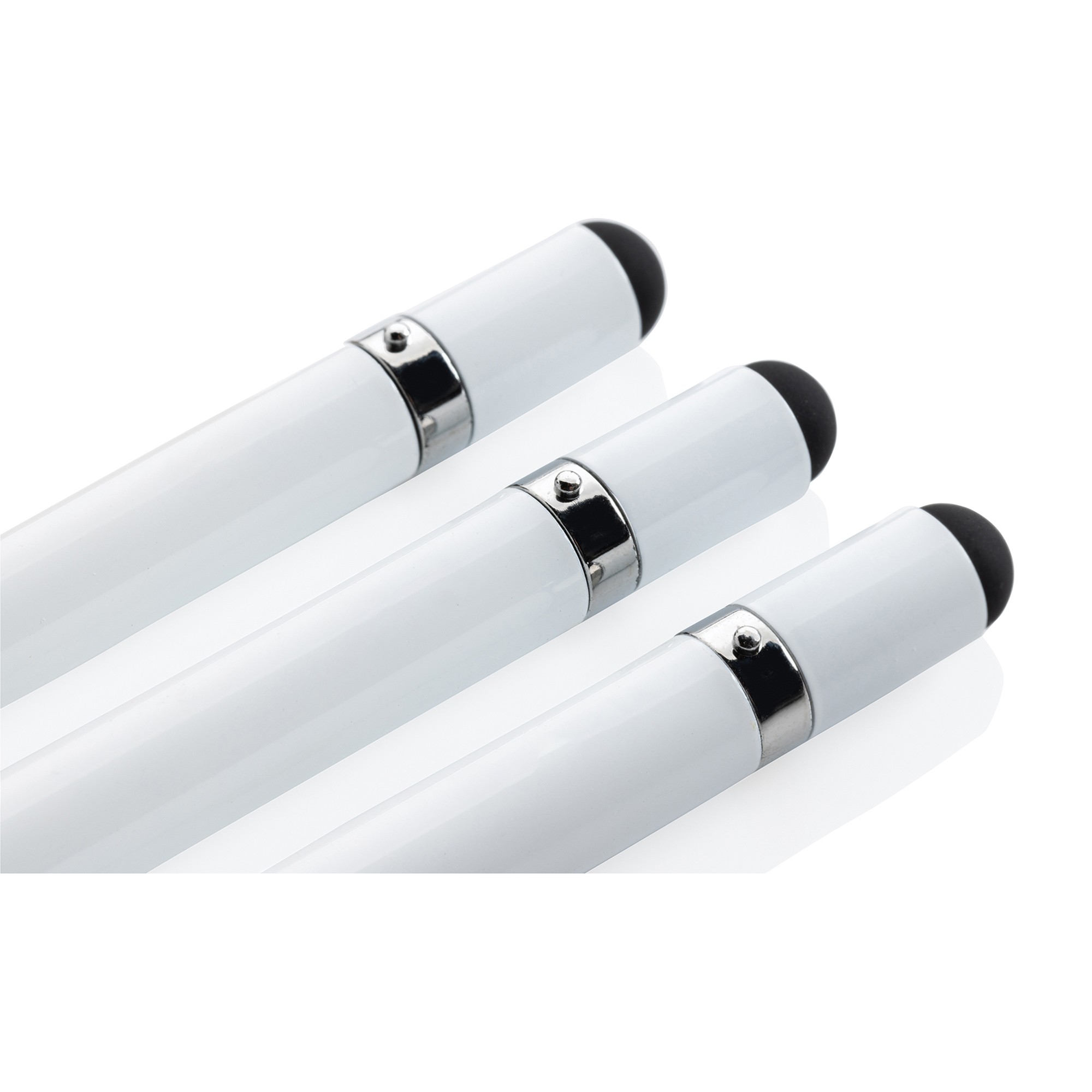 Picture of Aluminum Inkless Pen with Eraser - White