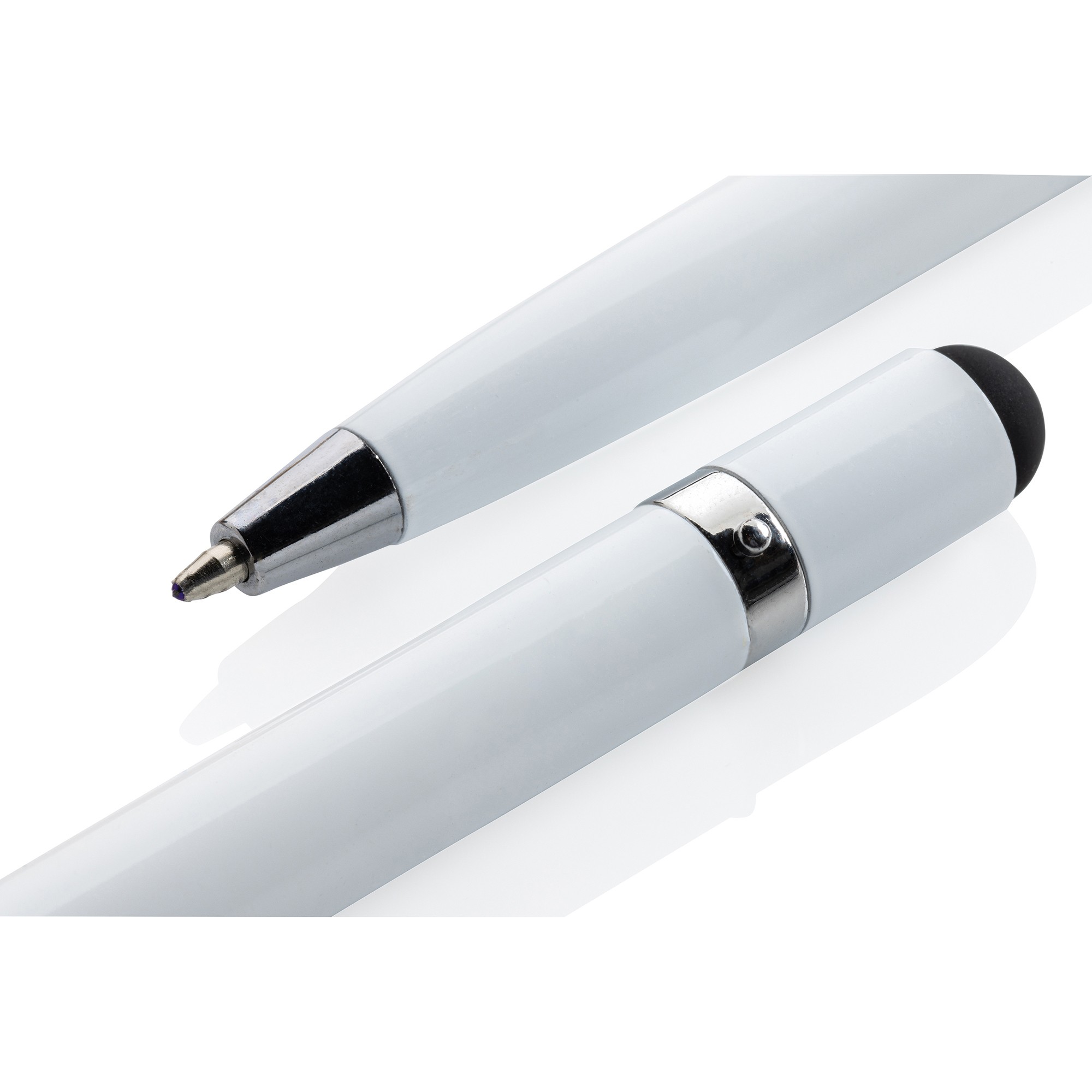 Picture of Aluminum Inkless Pen with Eraser - White