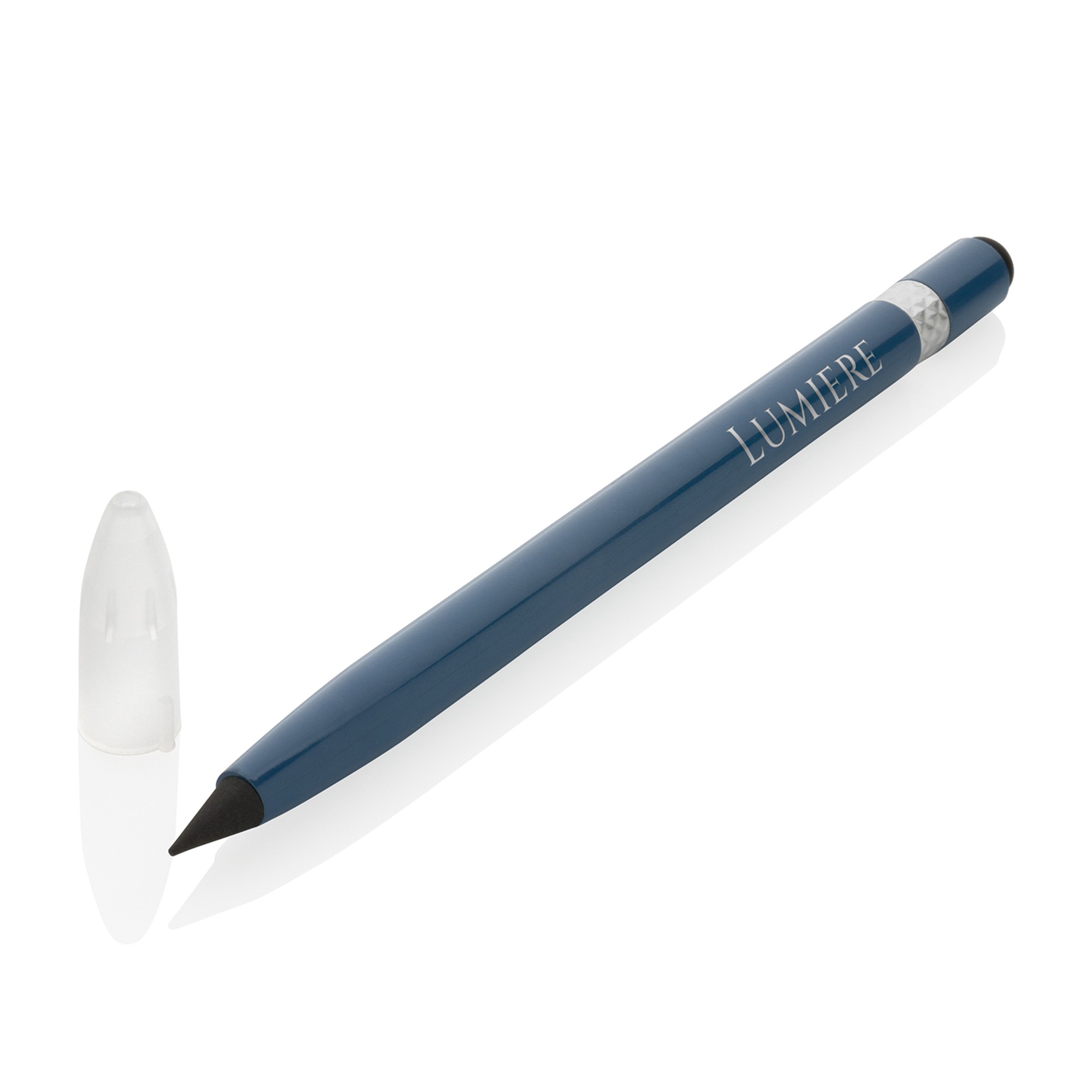 Picture of Aluminum Inkless Pen with Eraser - Blue
