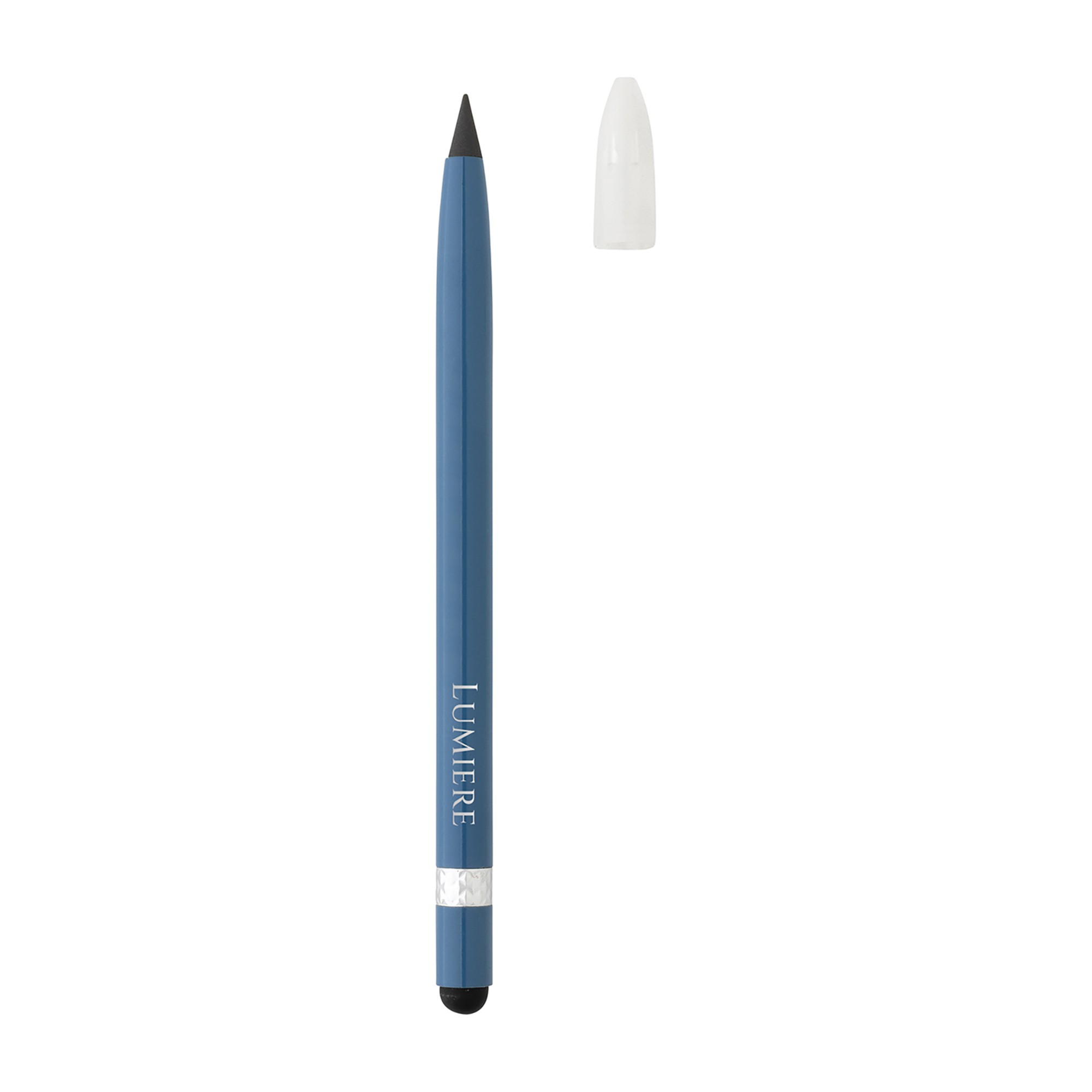 Picture of Aluminum Inkless Pen with Eraser - Blue