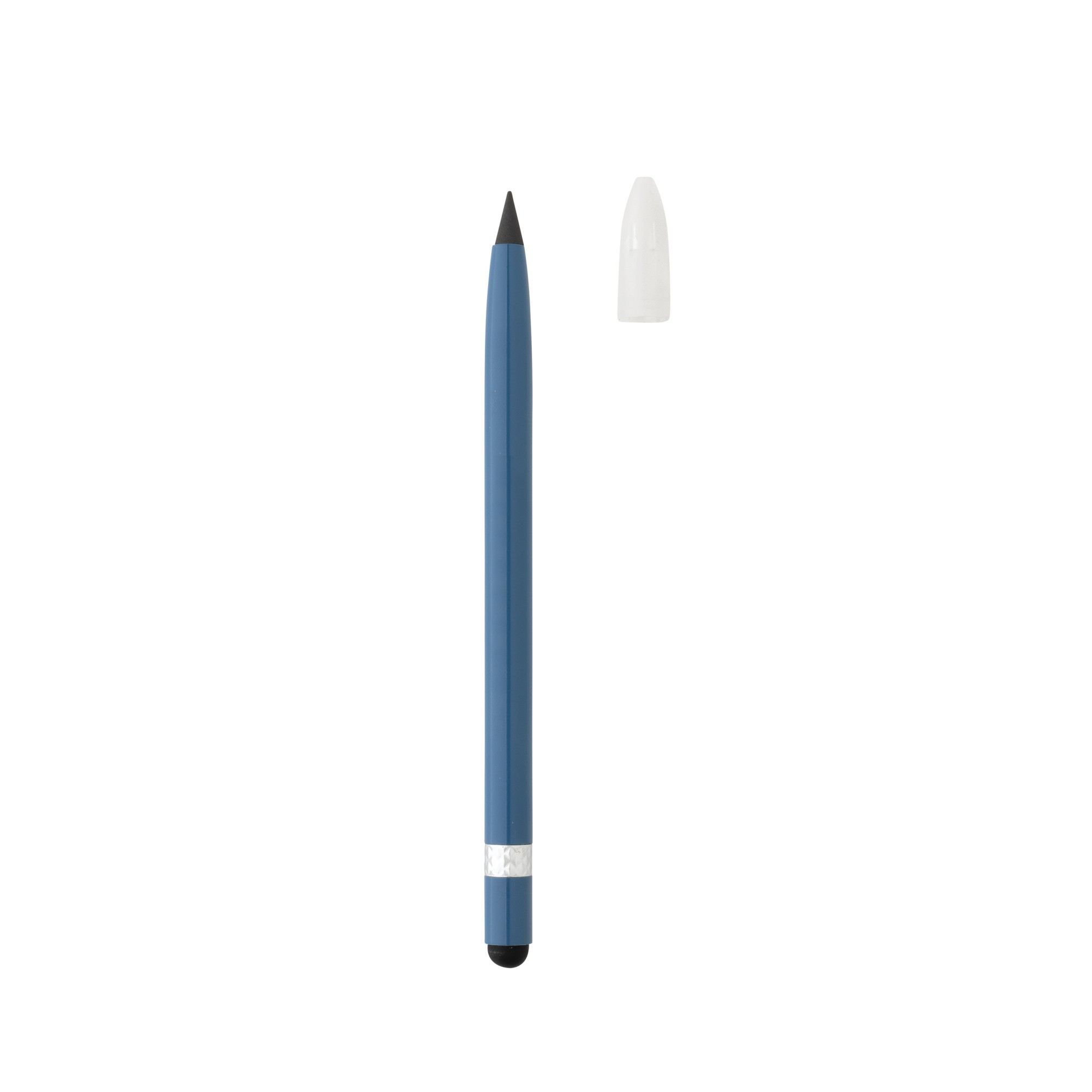 Picture of Aluminum Inkless Pen with Eraser - Blue
