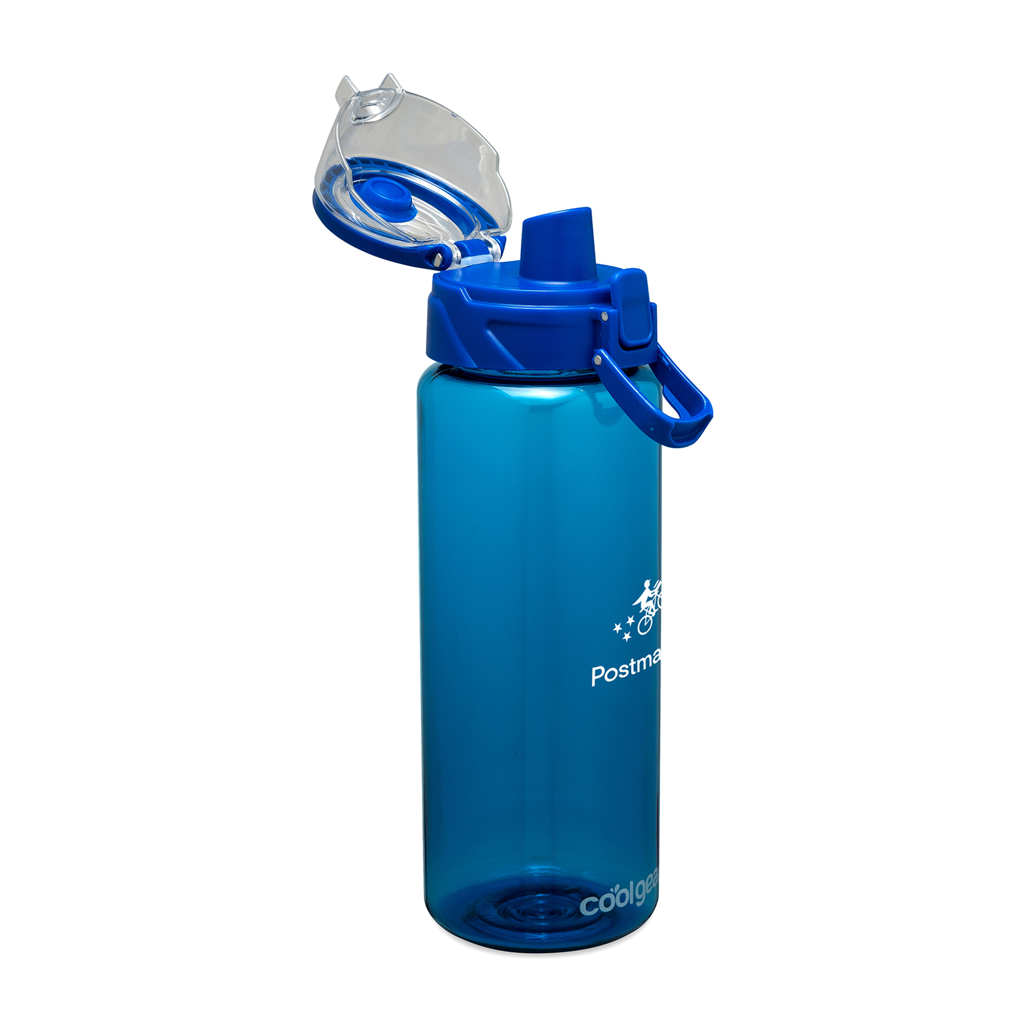 Picture of Cool Gear Cylinder Bottle with Halo Lid - 32 Oz. - Blueberry
