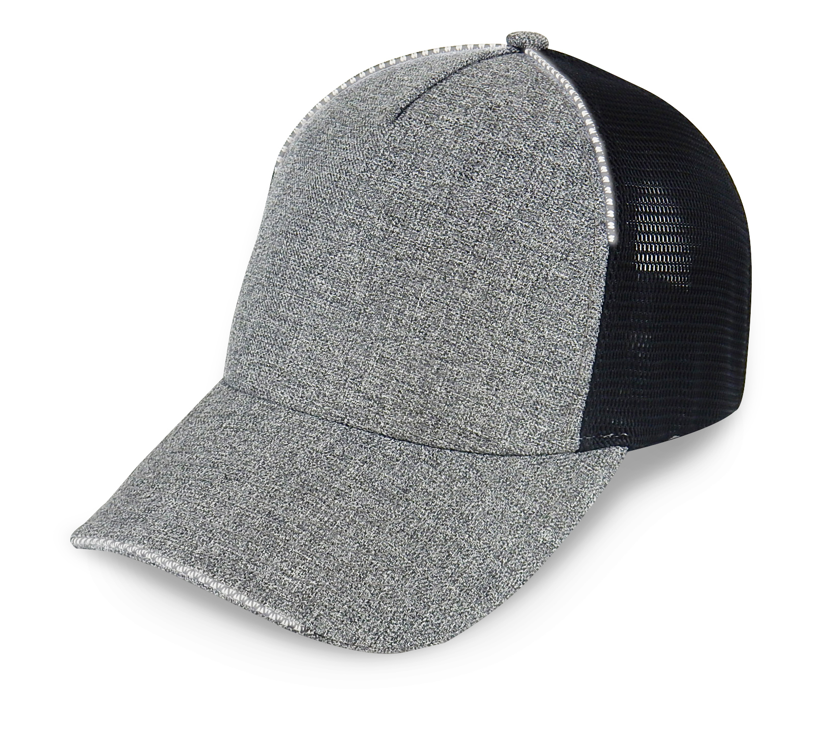Picture of Merrimack Hat Co. Active 5-Panel Performance Hat - Heather Grey