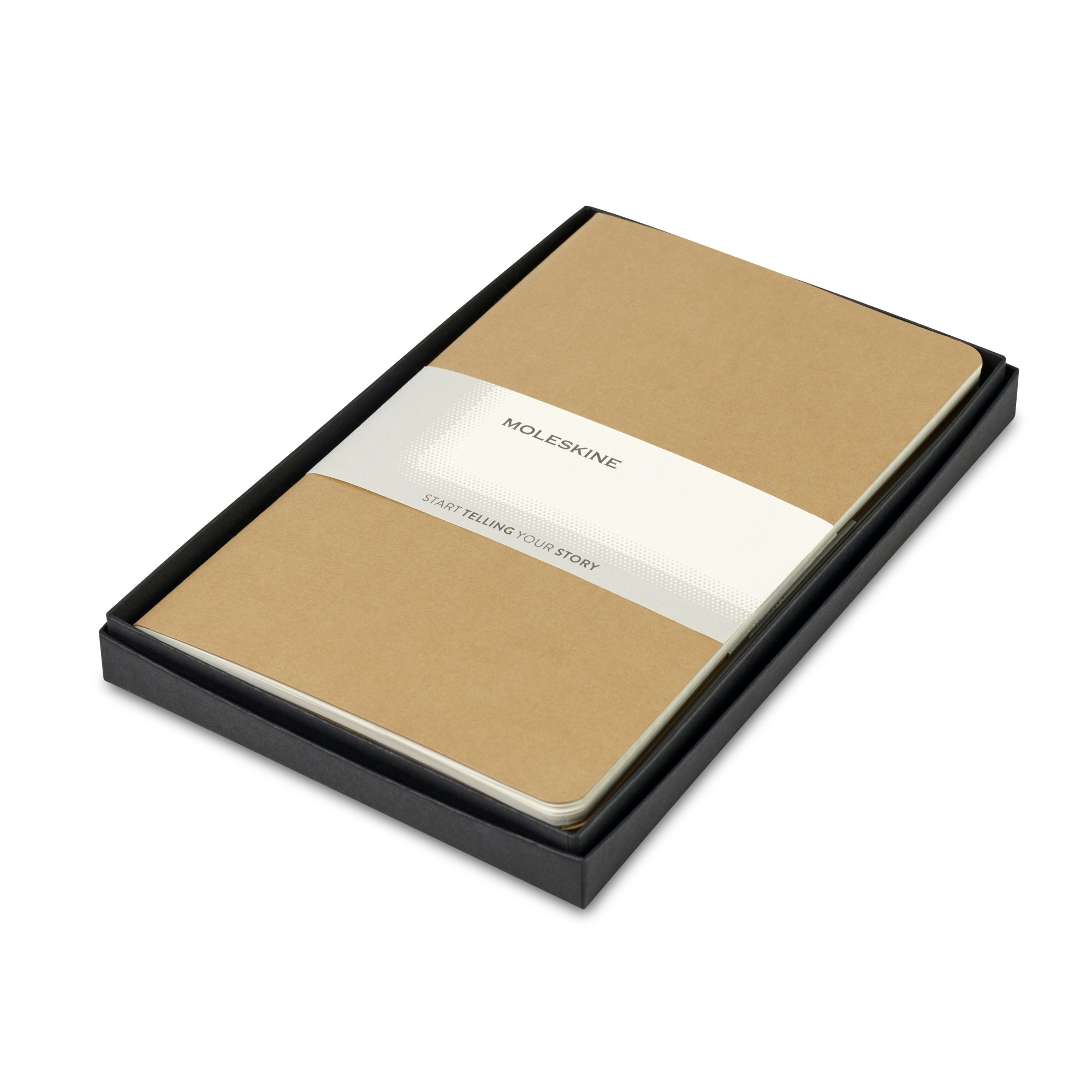 Picture of Moleskine Large Cahier Gift Set - Kraft