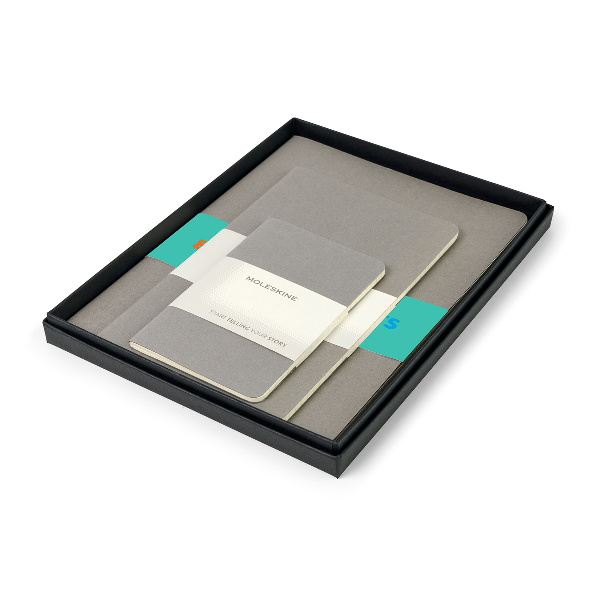 Picture of Moleskine Assorted Cahier Gift Set - Pebble Grey
