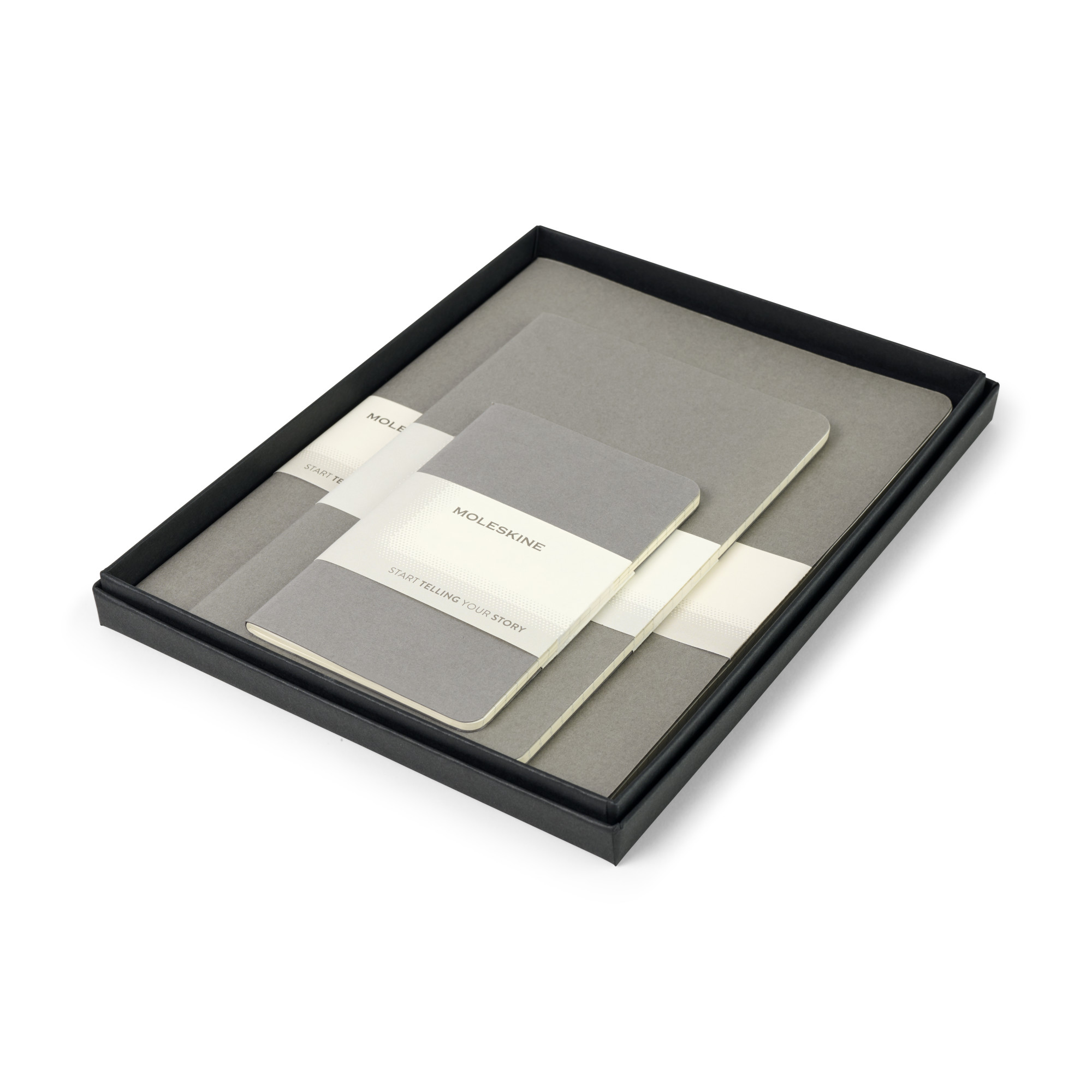 Picture of Moleskine Assorted Cahier Gift Set - Pebble Grey