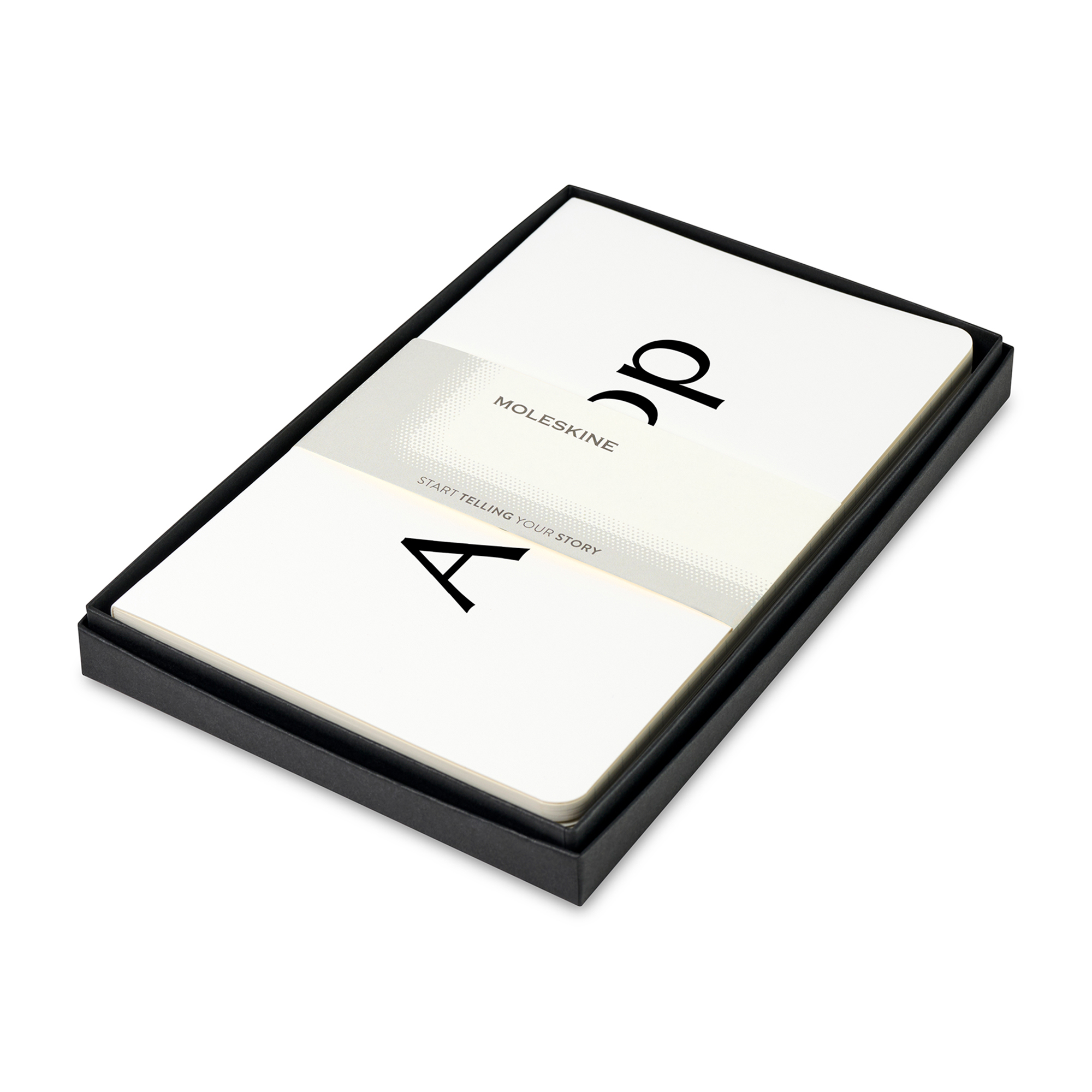 Picture of Moleskine Large Volant Gift Set - White