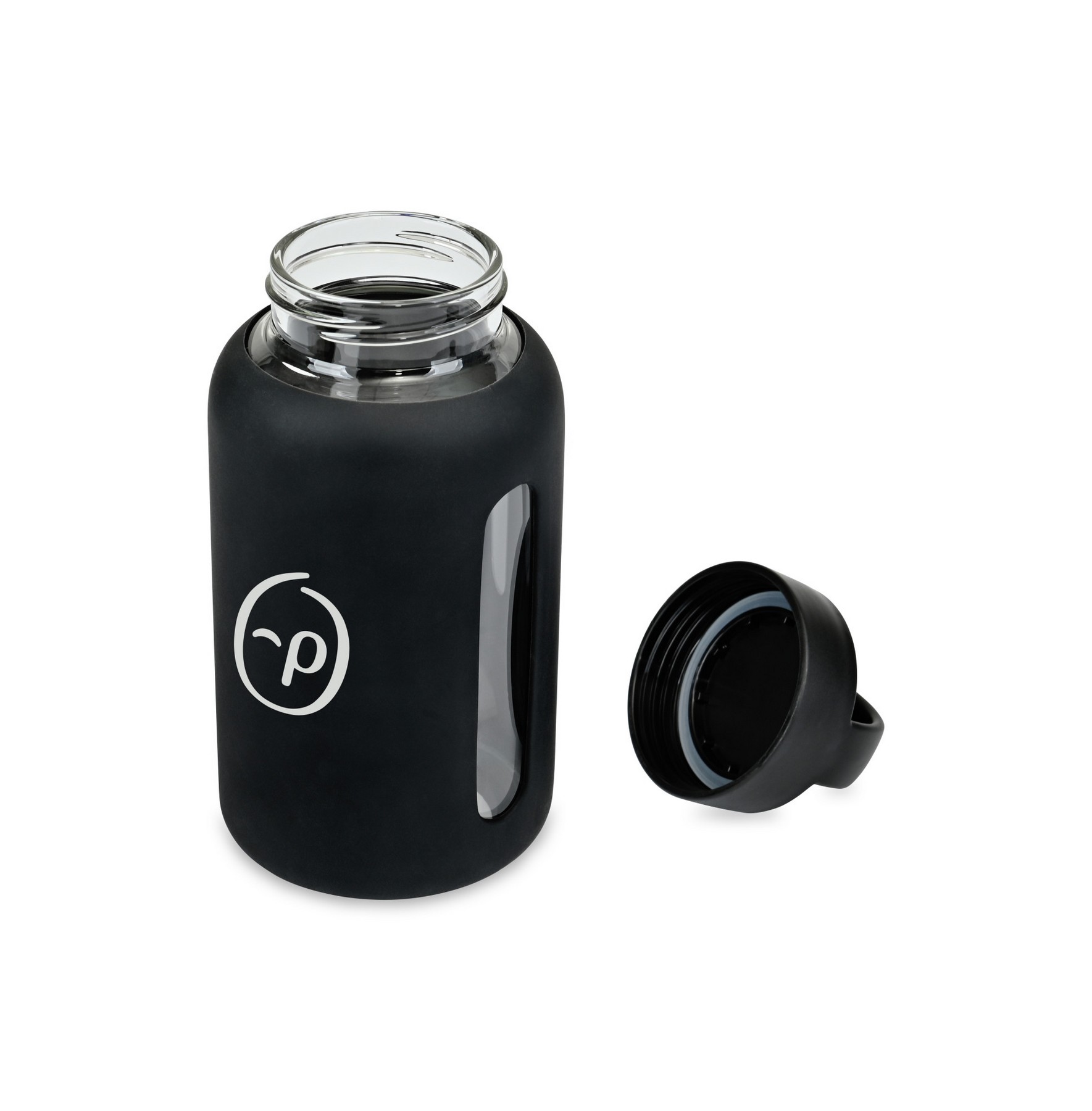 Picture of Axis Glass Chug Bottle - 21 Oz. - Black