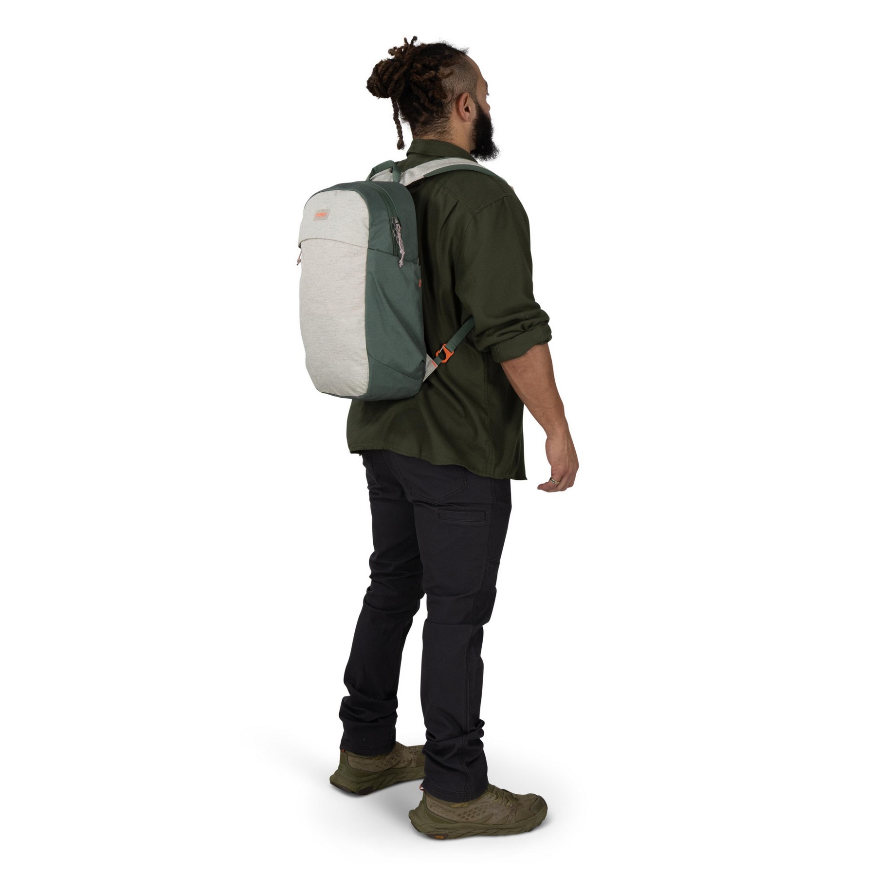 Picture of Osprey Arcane Earth Large Day Backpack - Moon Beige-Pine Leaf