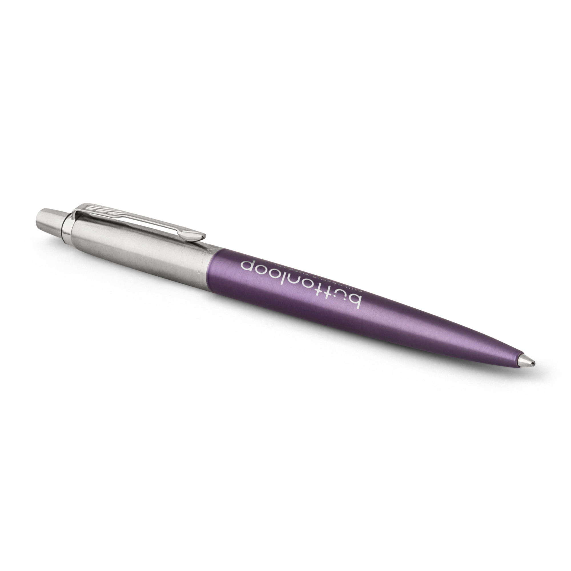 Picture of Parker Jotter London Stainless Steel Ballpoint - Victoria Violet - Chrome Trim