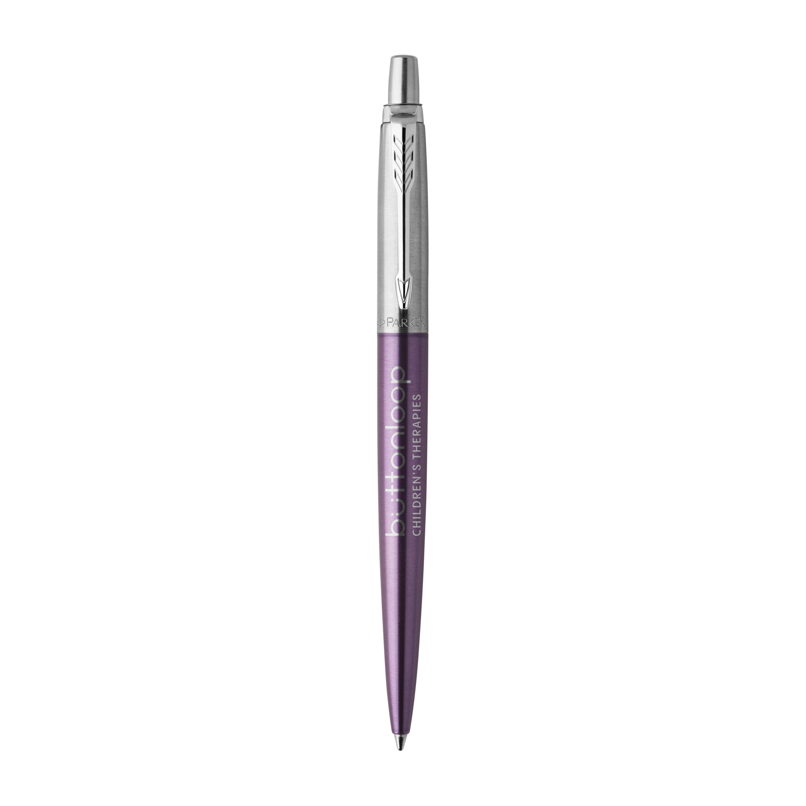 Picture of Parker Jotter London Stainless Steel Ballpoint - Victoria Violet - Chrome Trim