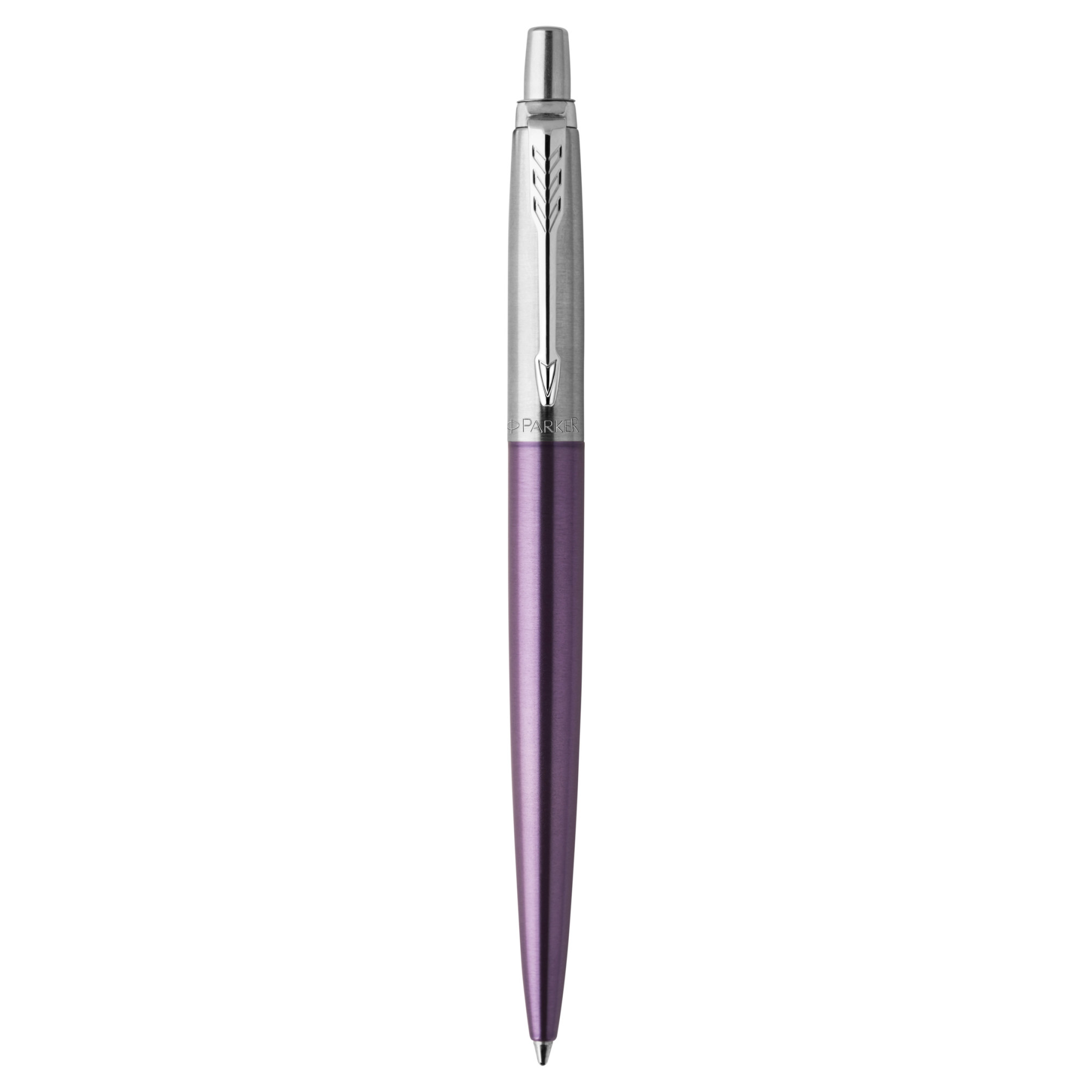 Picture of Parker Jotter London Stainless Steel Ballpoint - Victoria Violet - Chrome Trim