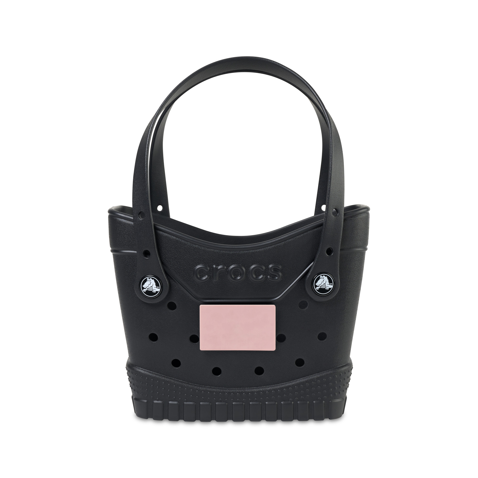 Picture of Crocs Classic Small Tote - Black - Powder Pink