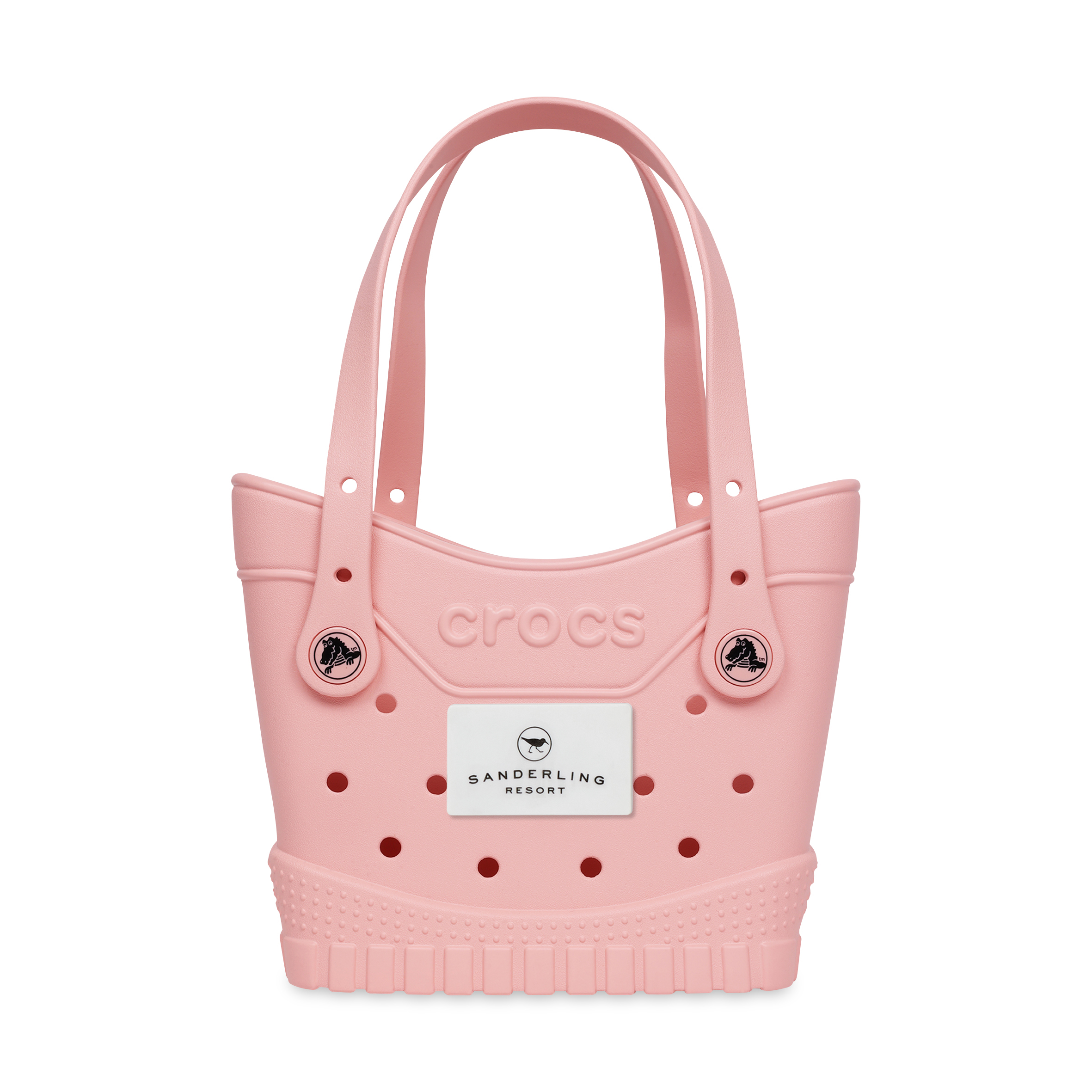 Picture of Crocs Classic Small Tote - Powder Pink - White