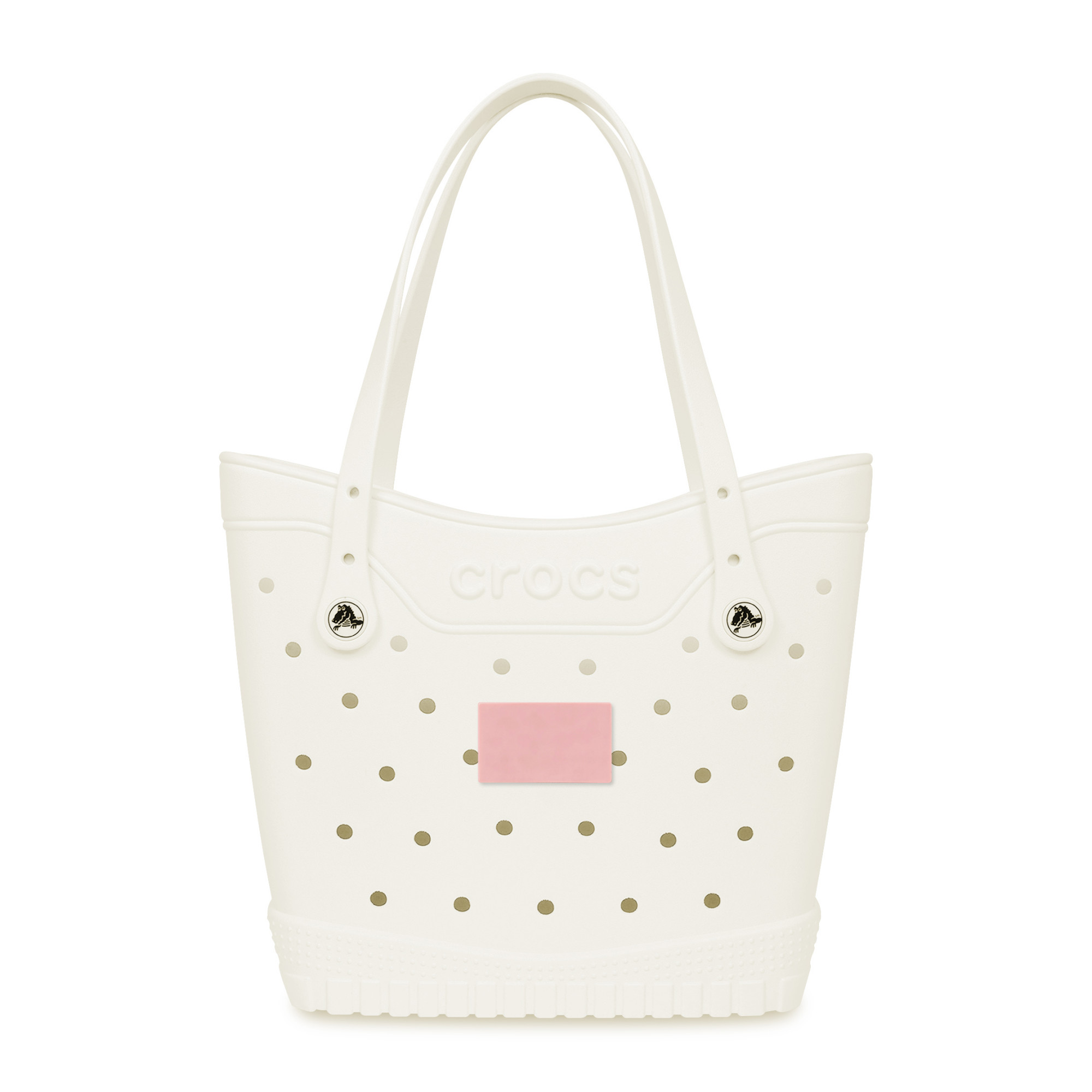 Picture of Crocs Classic Medium Tote - White - Powder Pink