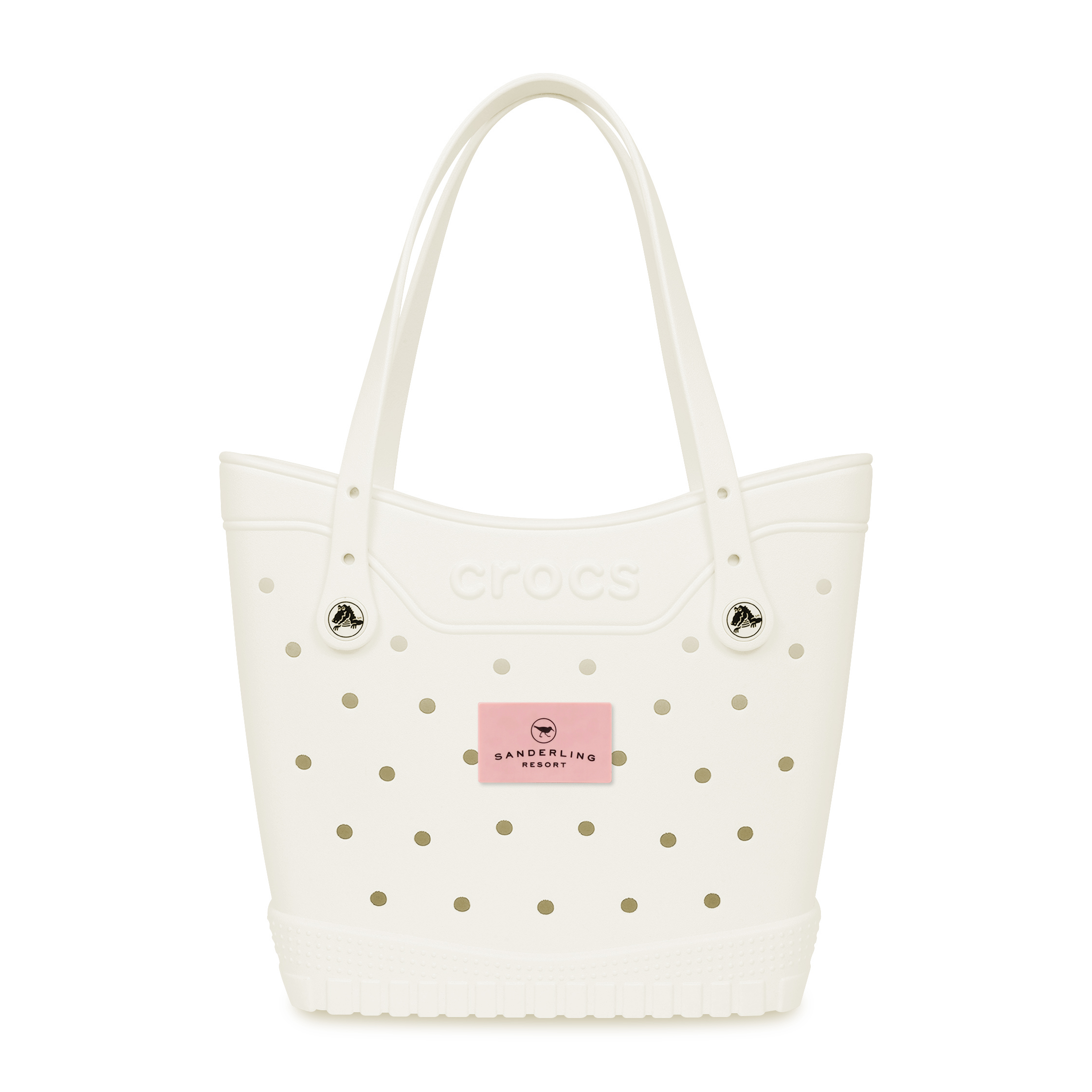 Picture of Crocs Classic Medium Tote - White - Powder Pink