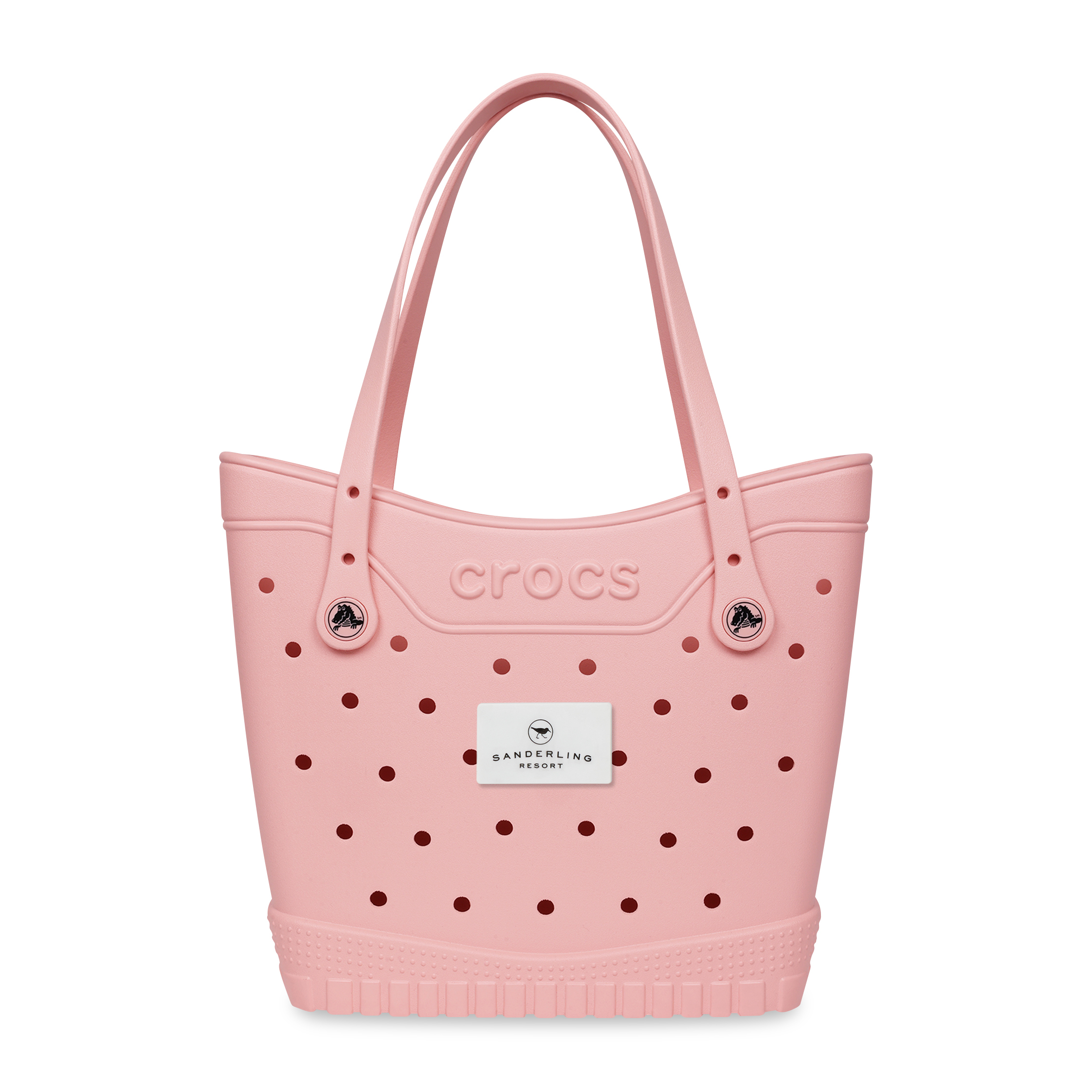 Picture of Crocs Classic Medium Tote - Powder Pink - White