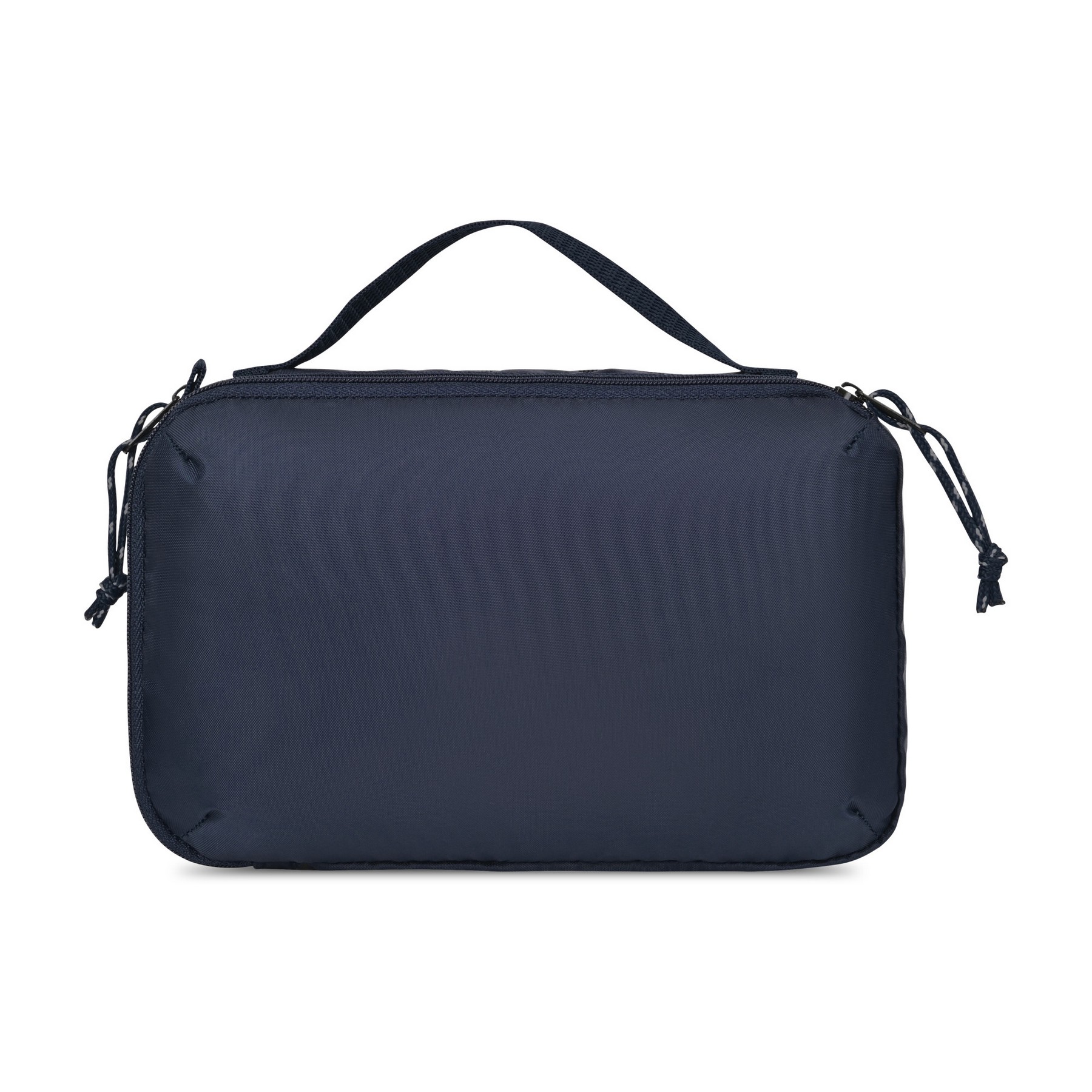 Picture of Parker Recycled rPET Dual Zippered Pouch - Navy