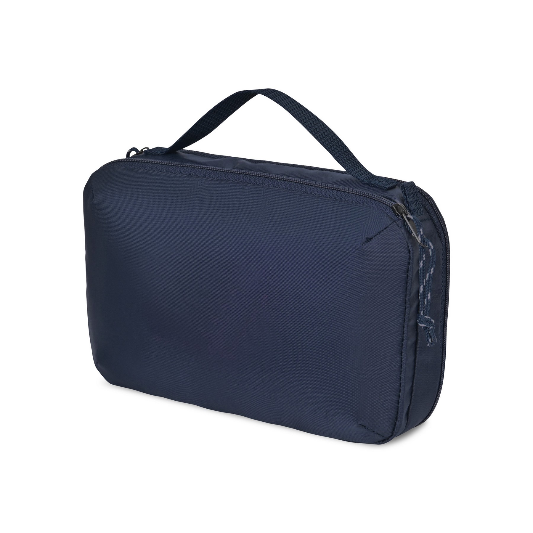 Picture of Parker Recycled rPET Dual Zippered Pouch - Navy