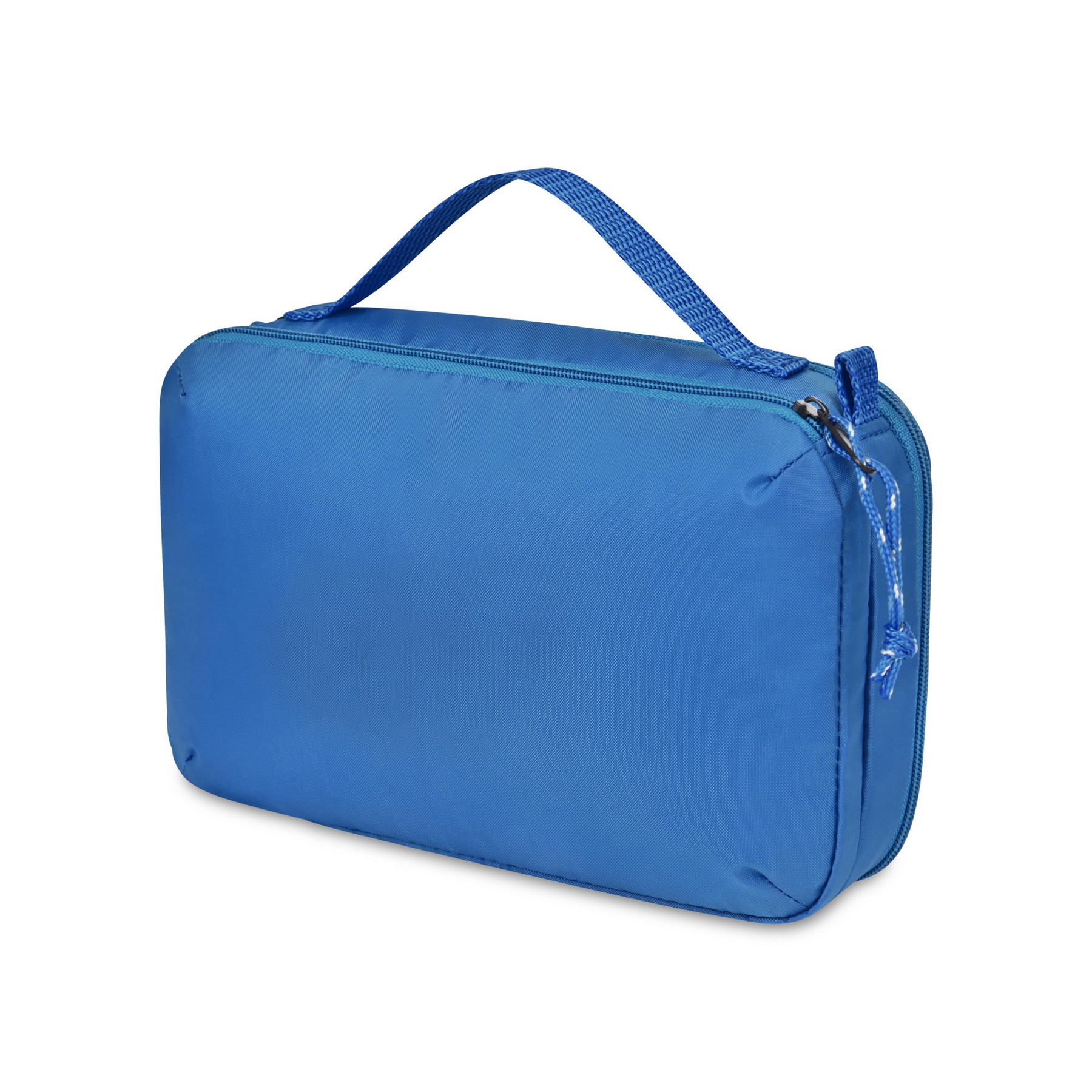 Picture of Parker Recycled rPET Dual Zippered Pouch - Royal Blue