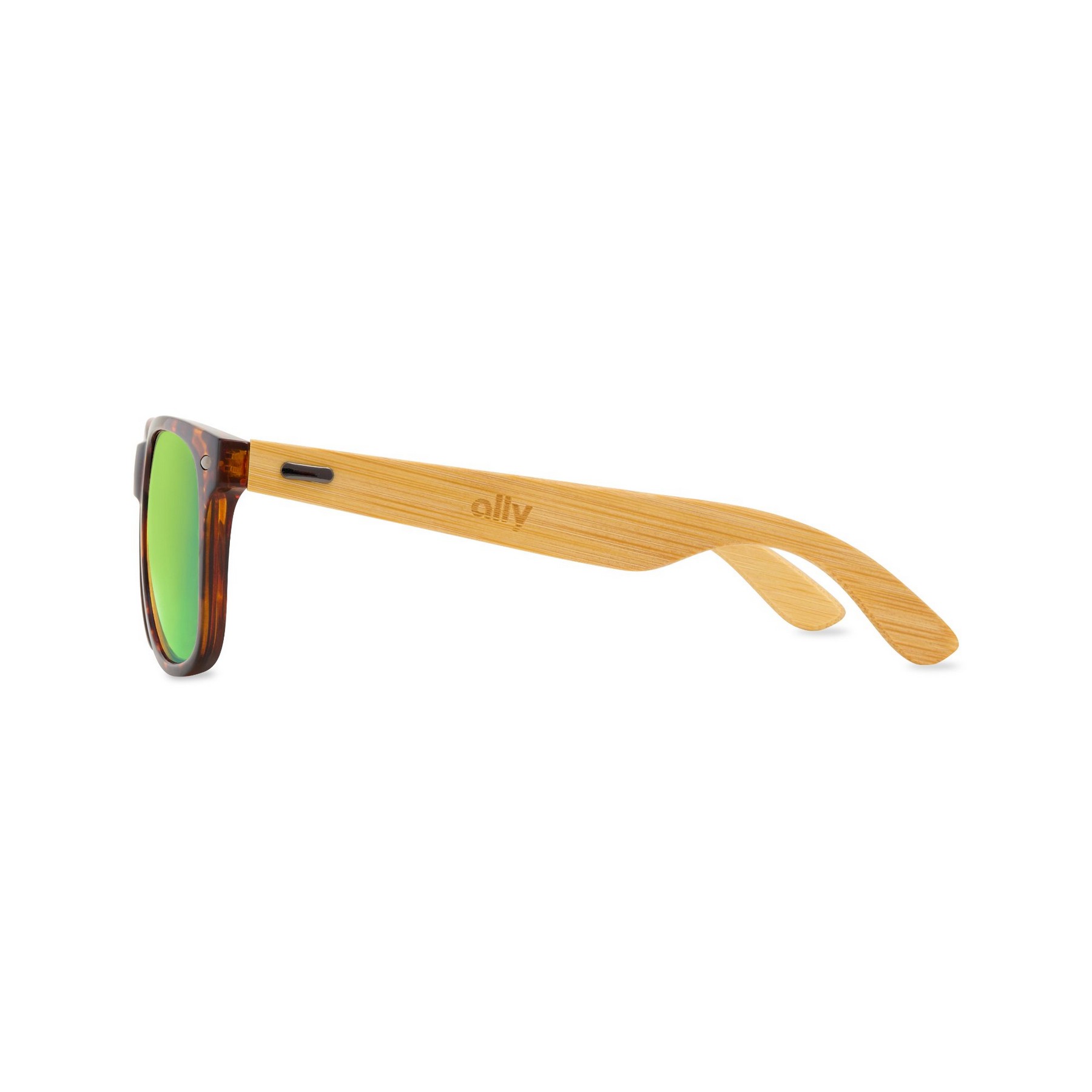 Picture of CapeShades Recycled Bamboo Sunglasses Tortoise Frame - Green