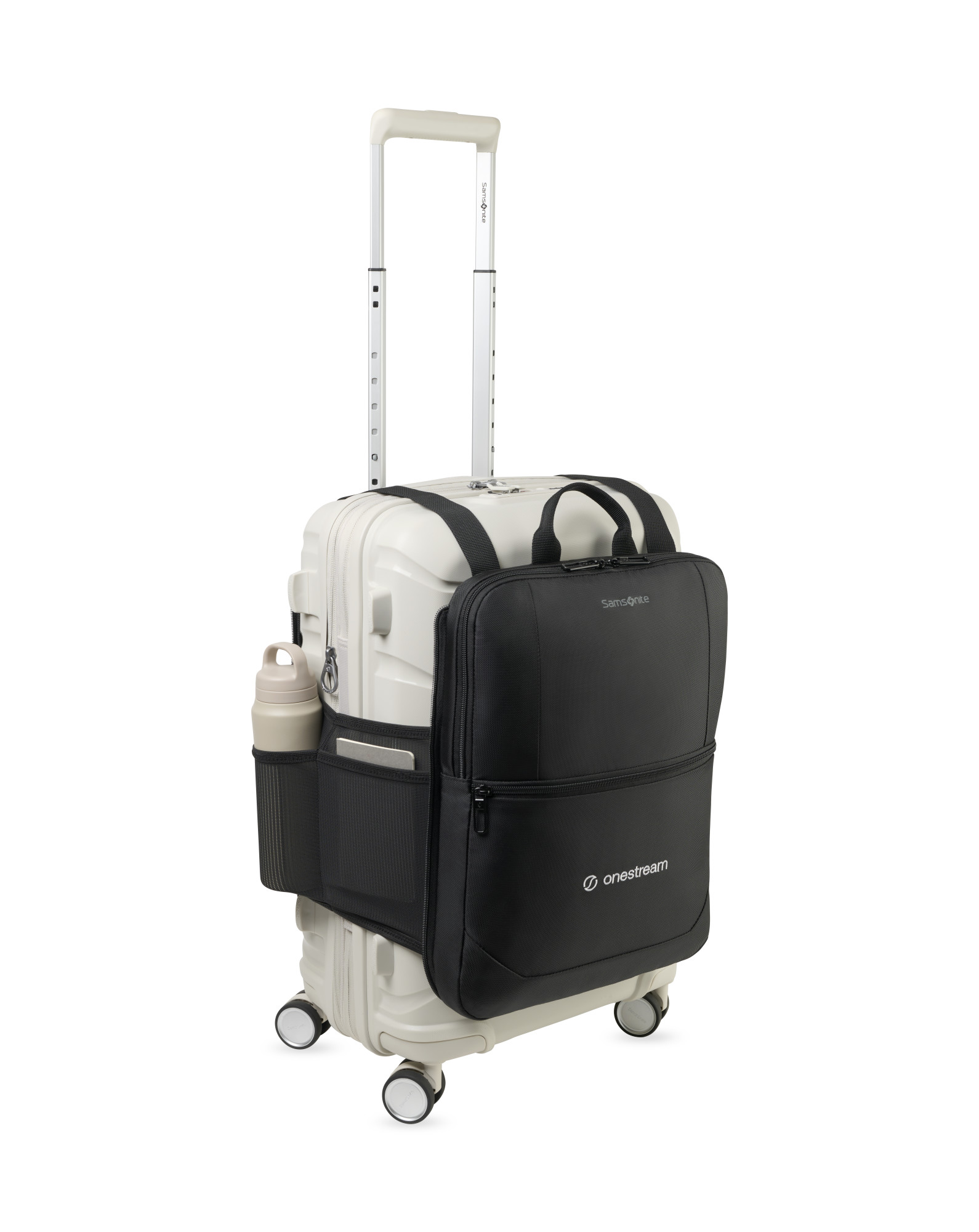 Picture of Samsonite Outline Pro Carry-On and Convertible Backpack Set - Stone Grey