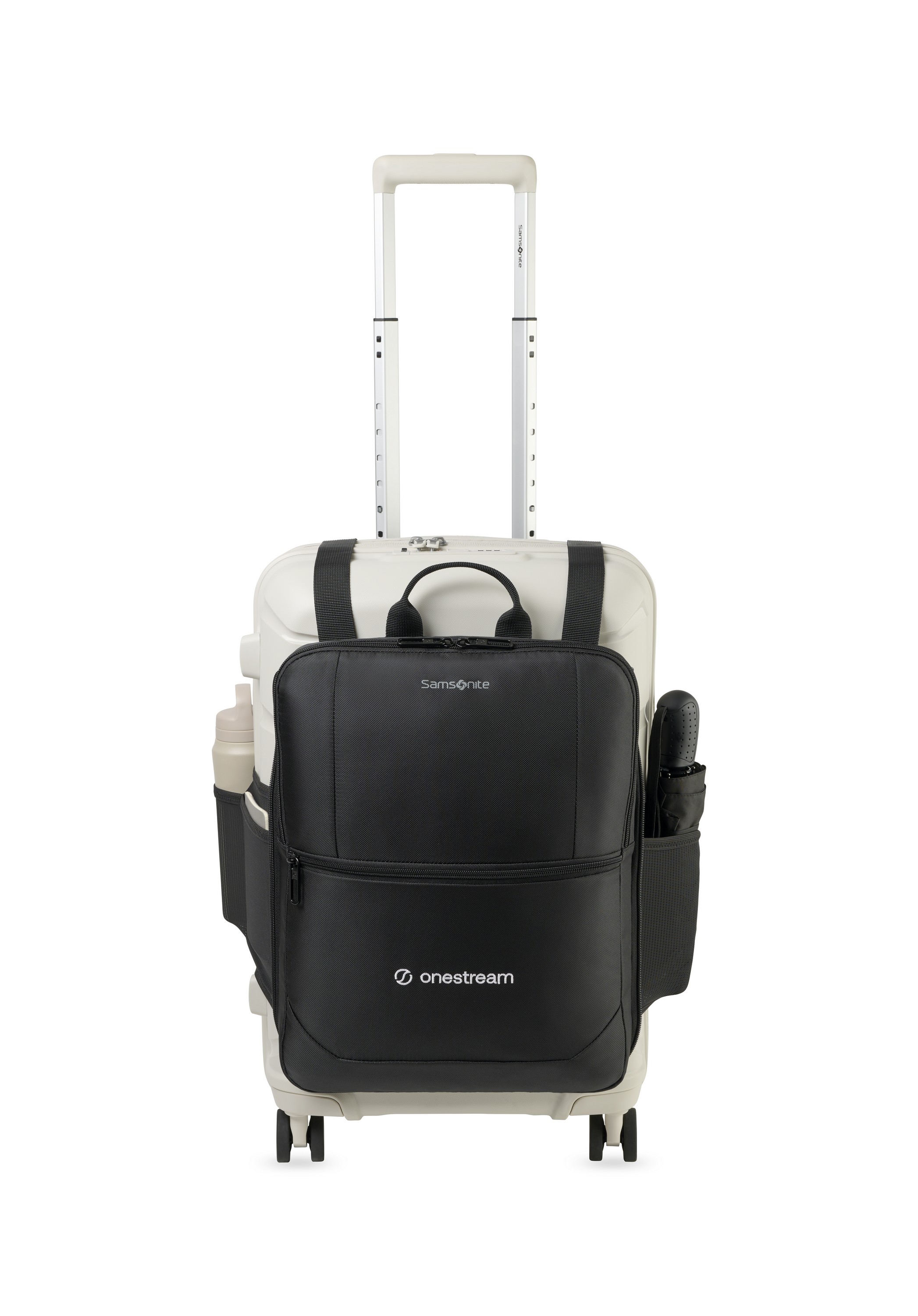 Picture of Samsonite Outline Pro Carry-On and Convertible Backpack Set - Stone Grey