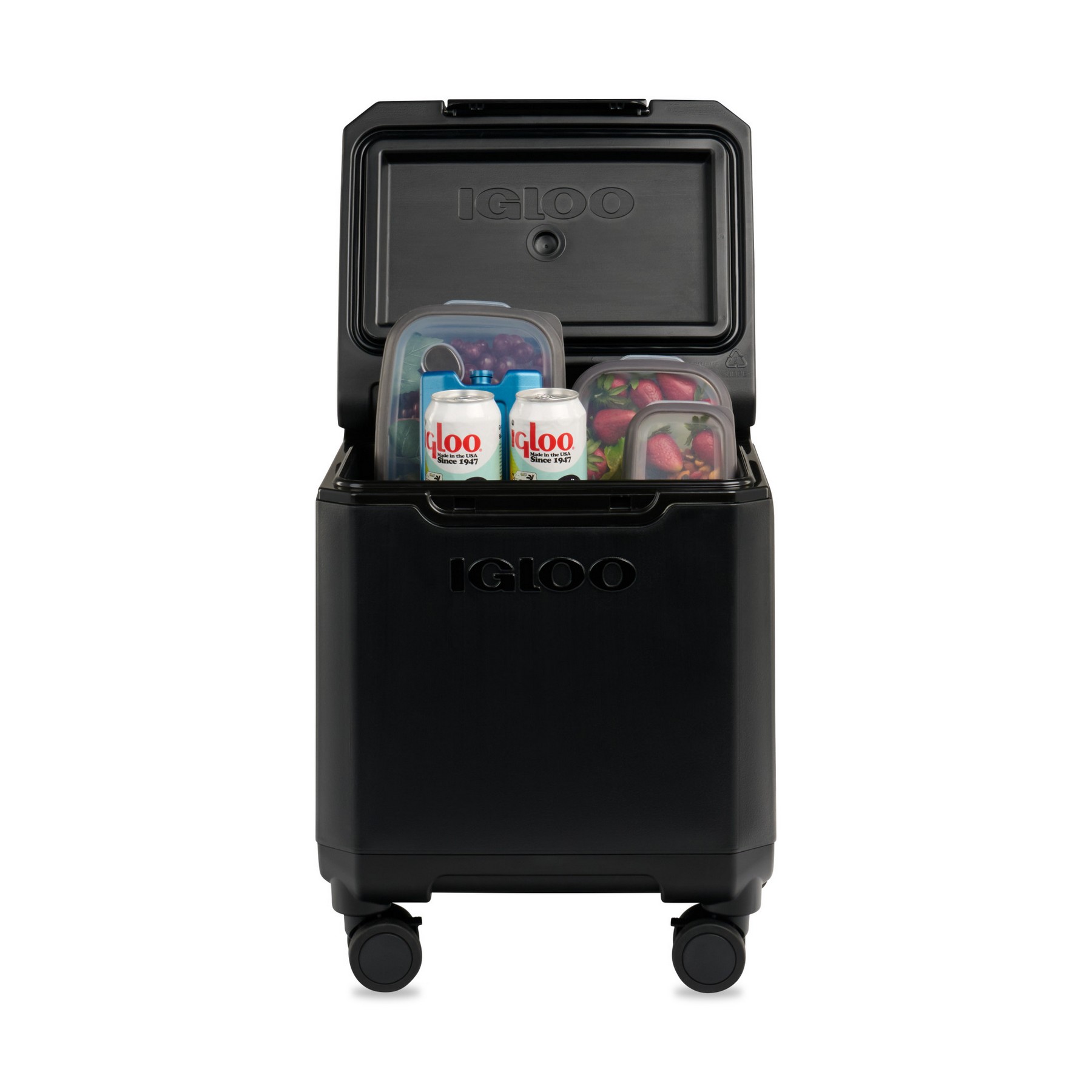 Picture of Igloo Tag Along Spinner Cooler - Black