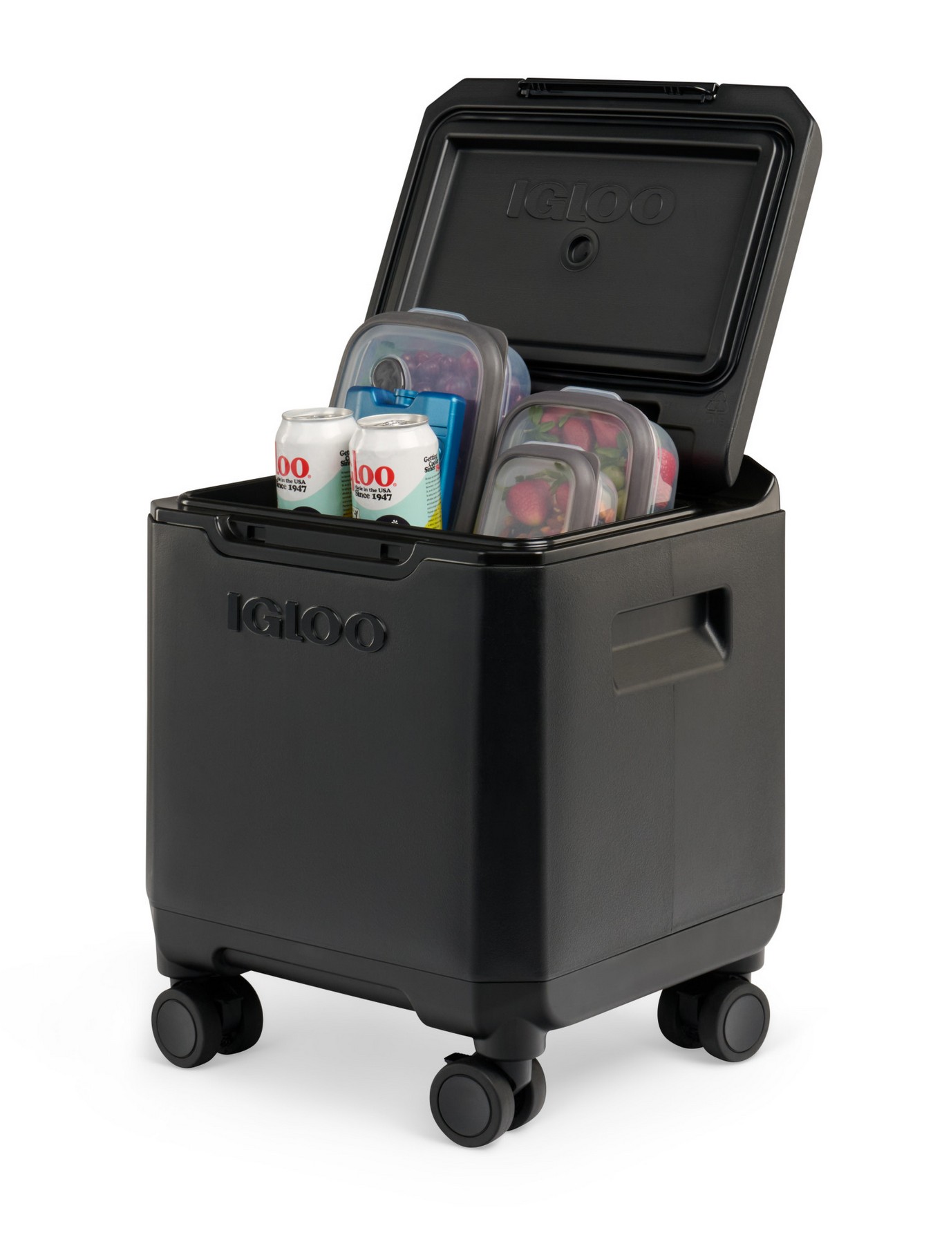 Picture of Igloo Tag Along Spinner Cooler - Black